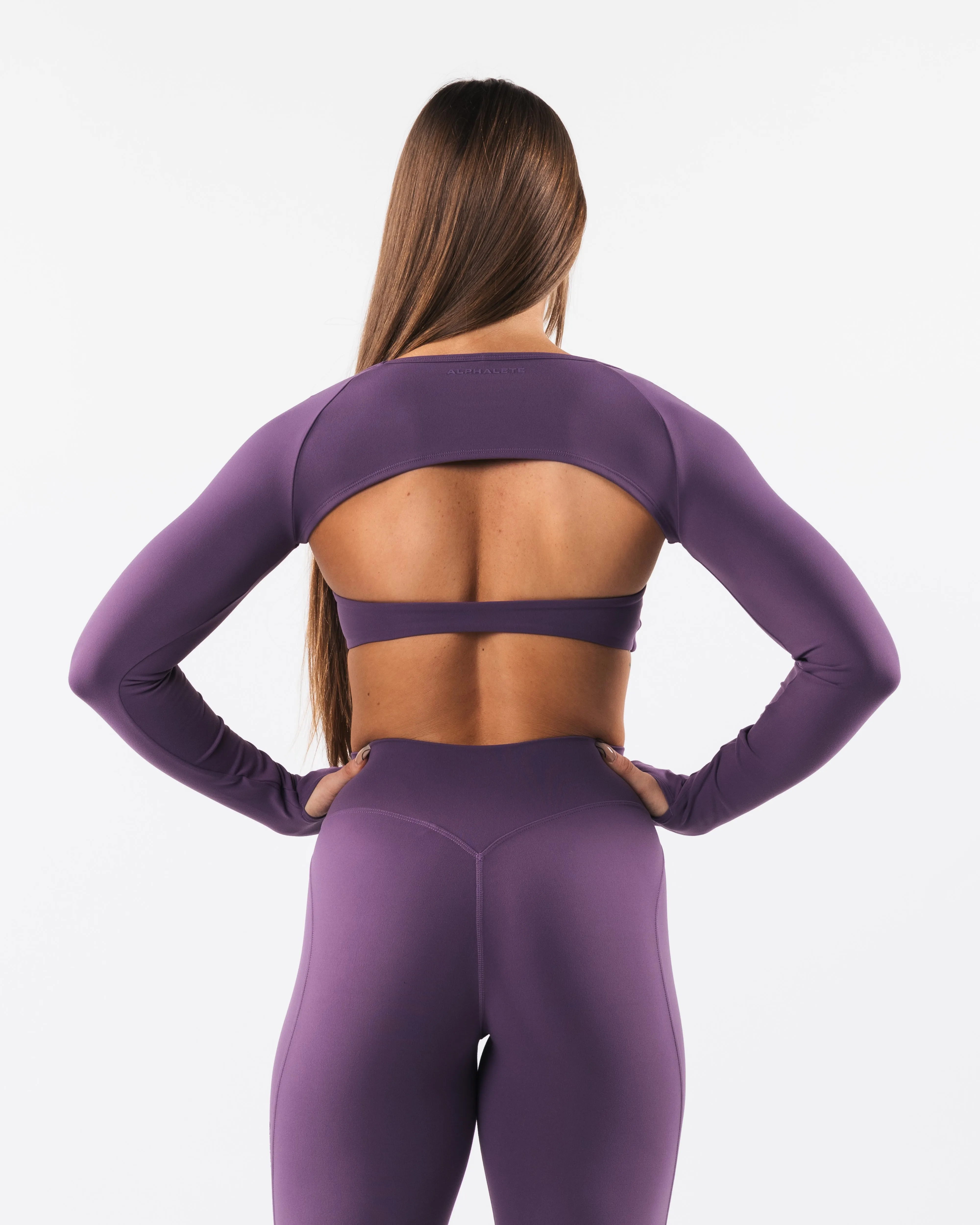 Aura Shrug LS - Aster sold by Alphalete product image thumbnail 4