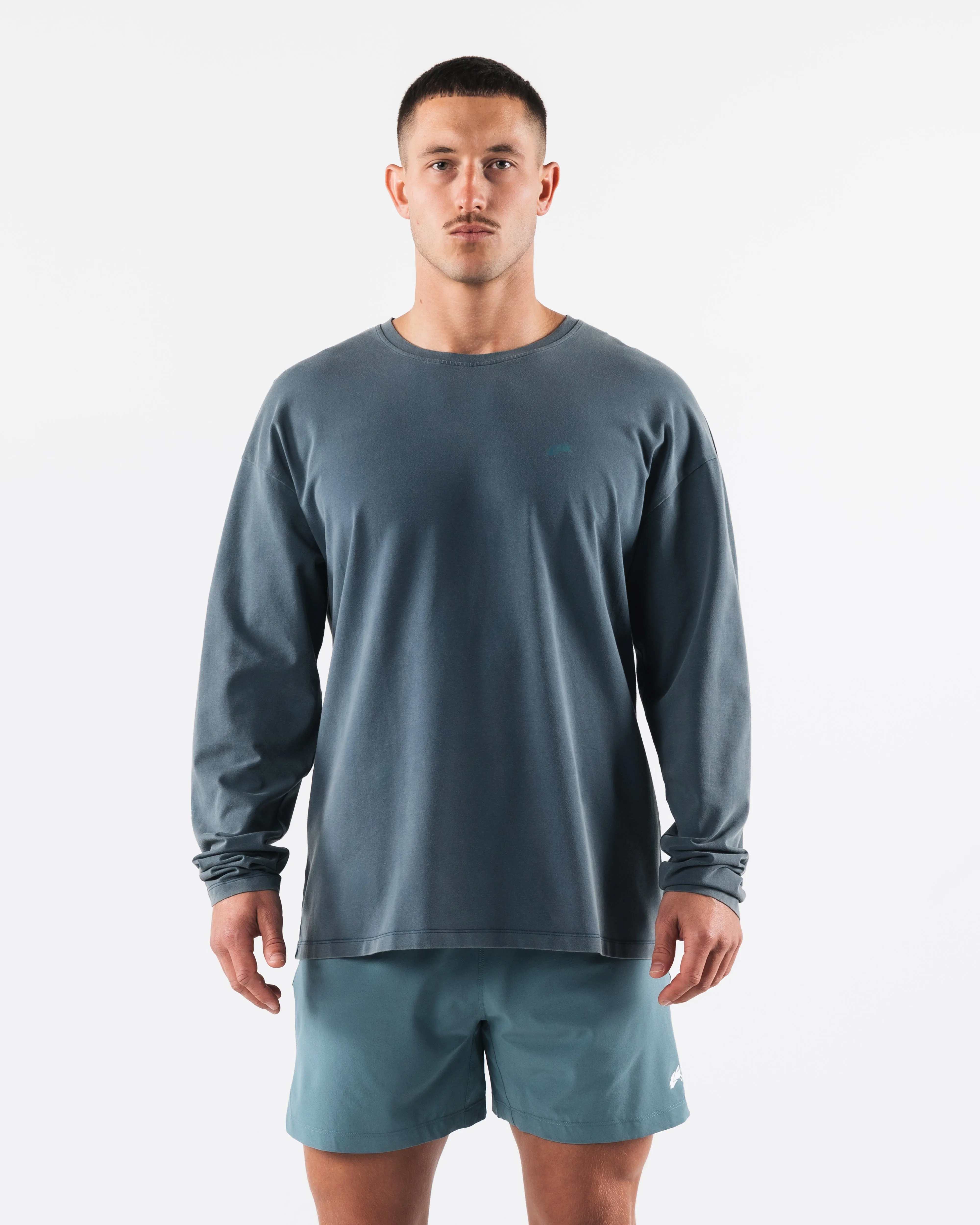 Breathe More LS Tee - Moonlit sold by Alphalete