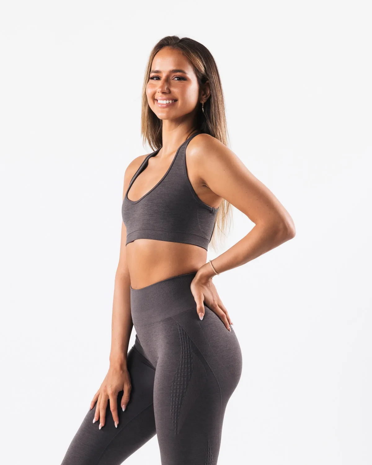 Amplify Contour Bra - Pewter sold by Alphalete product image thumbnail 3