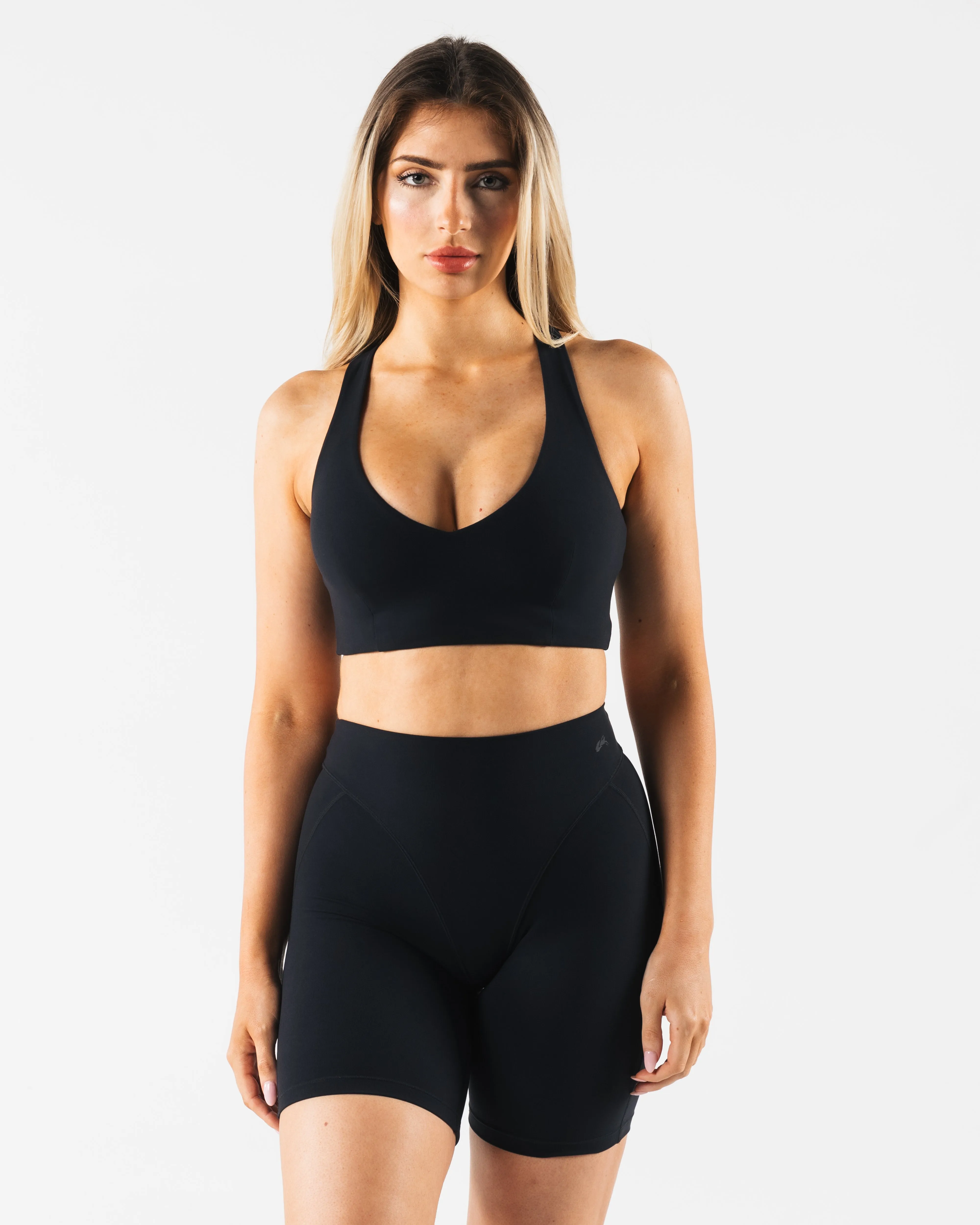 Deep V Cady Bra - Black sold by Alphalete