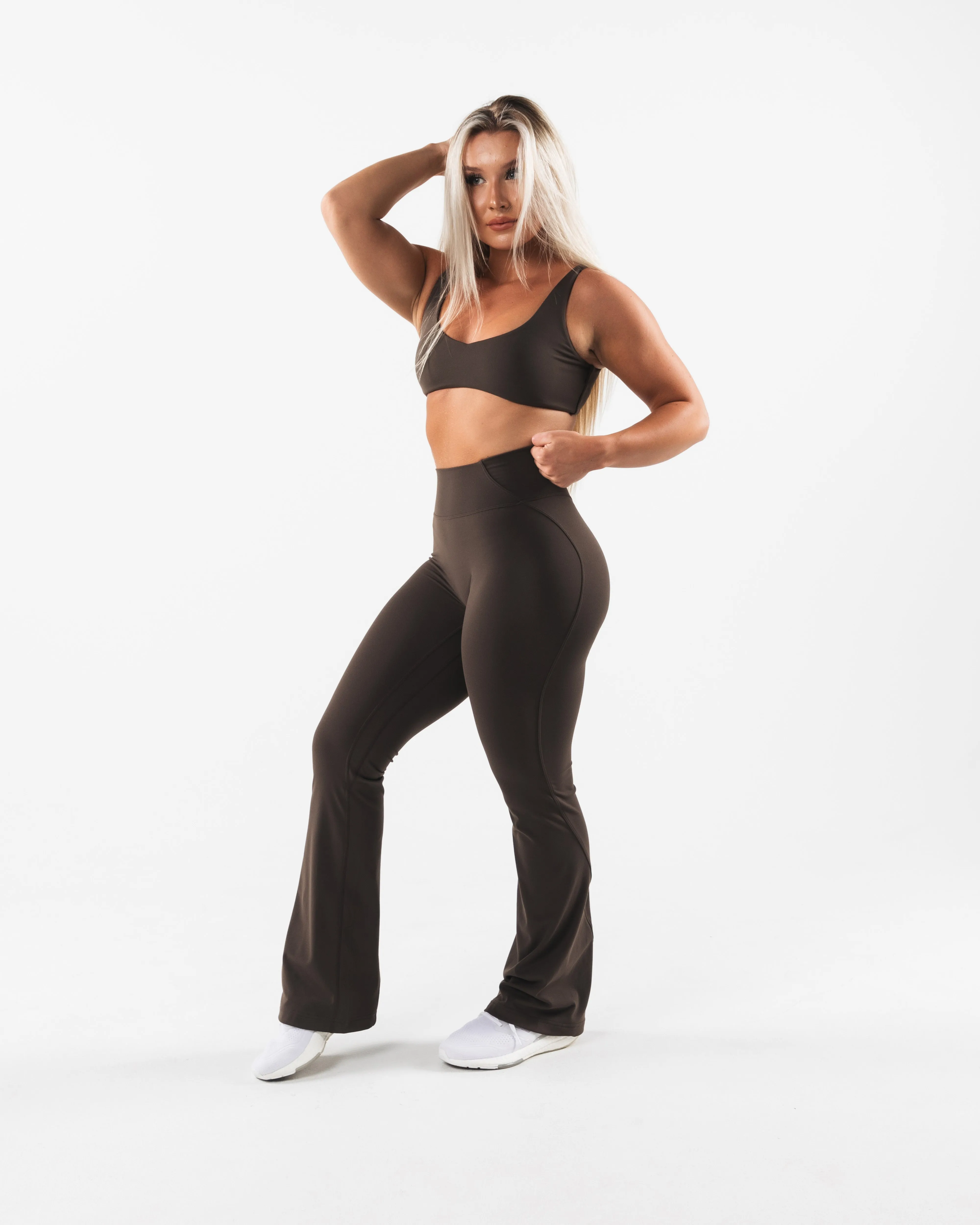 Aura Flared Pant - Cashmere sold by Alphalete product image thumbnail 2