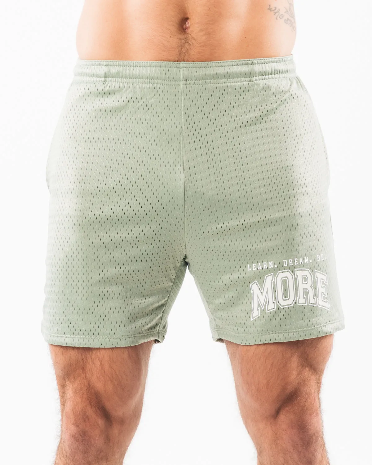 LDB More Mesh Short 6" - Sage sold by Alphalete