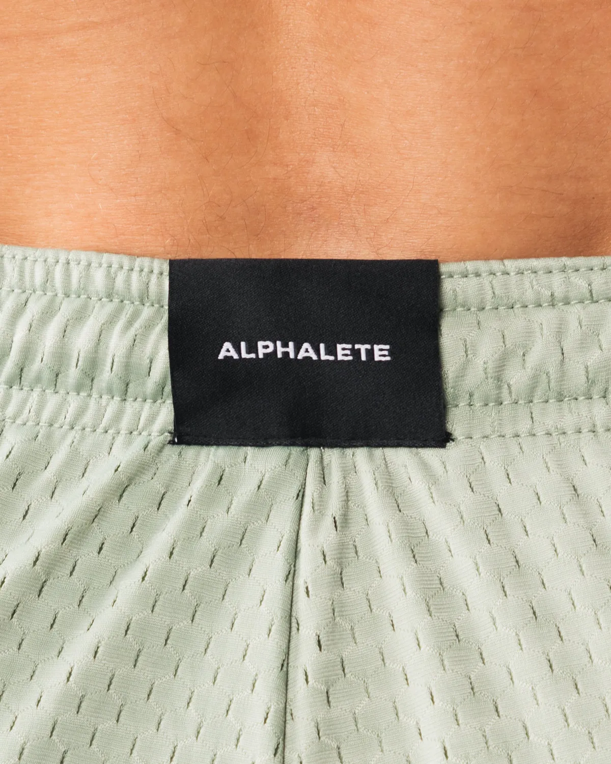 LDB More Mesh Short 6" - Sage sold by Alphalete product image thumbnail 5