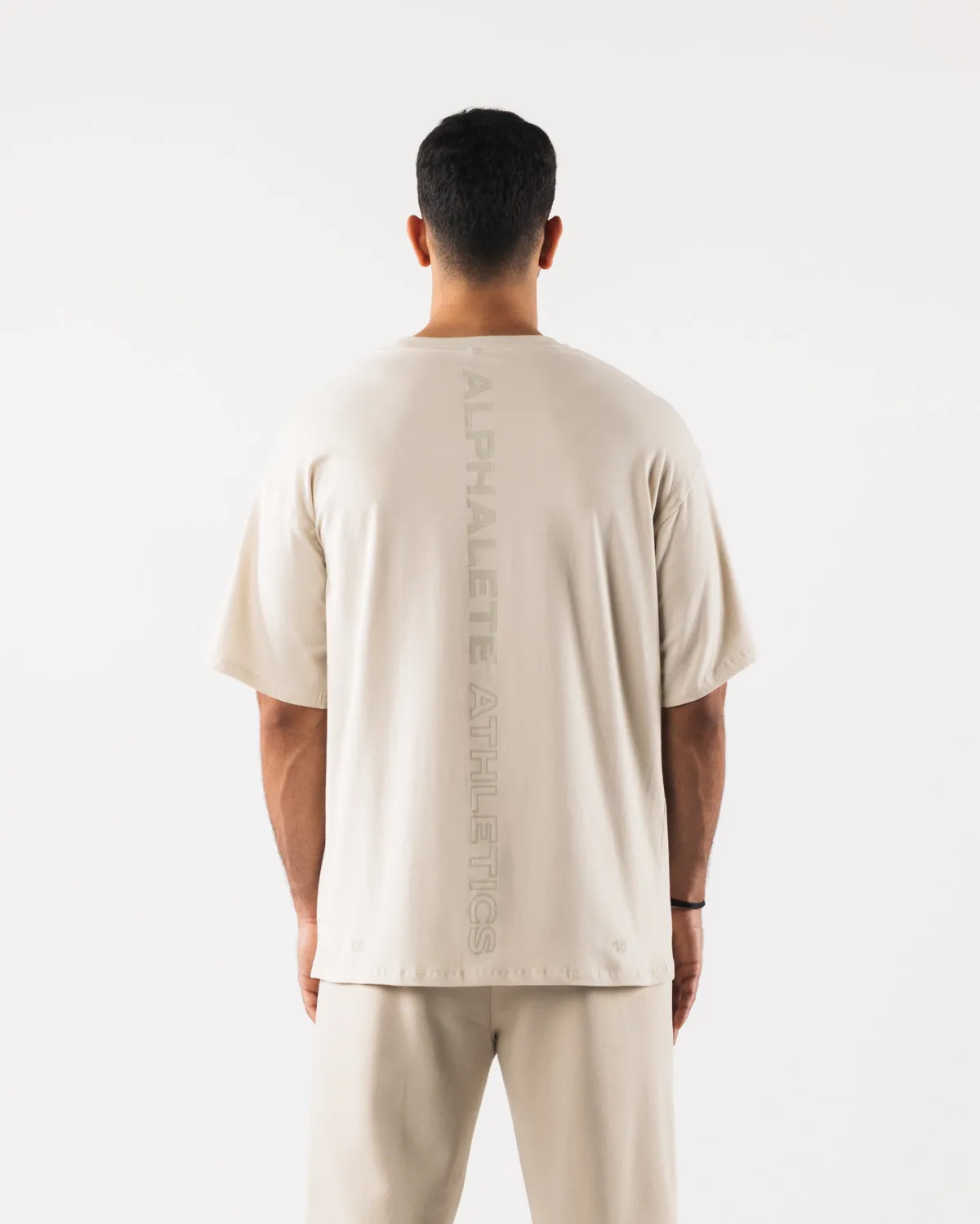 Aligned Tee - Sea Salt sold by Alphalete product image thumbnail 4