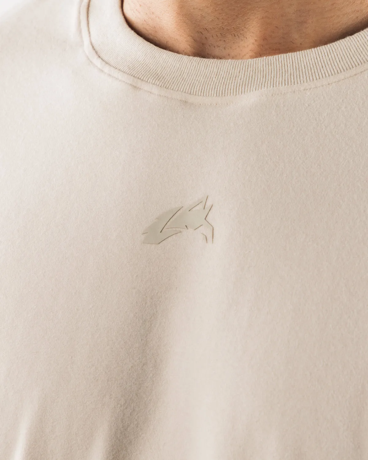 Aligned Tee - Sea Salt sold by Alphalete product image thumbnail 5