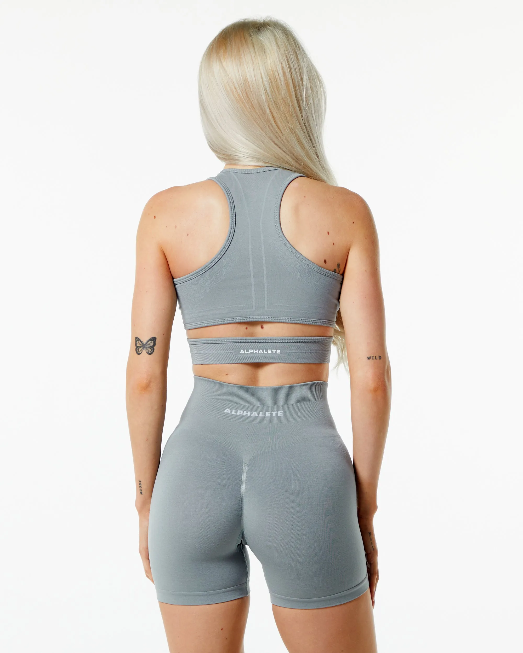 Stratus Bra - Utility Grey sold by Alphalete product image thumbnail 2