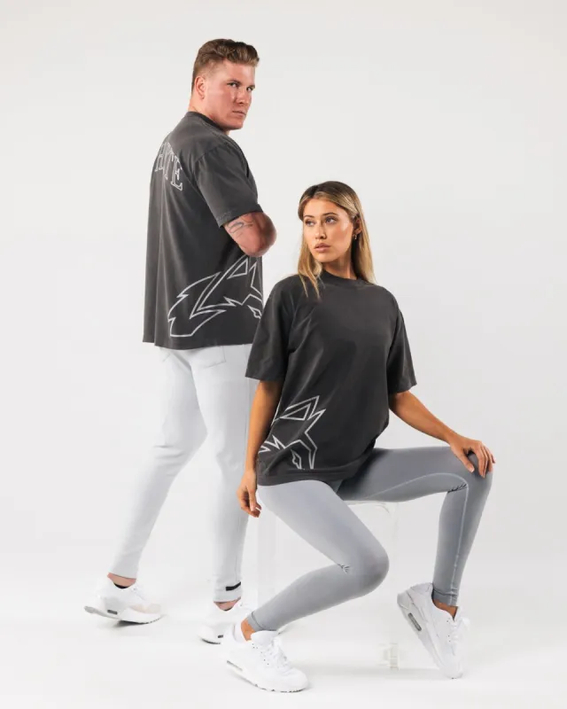 Giant Wolf Head Tee - Vintage Black sold by Alphalete