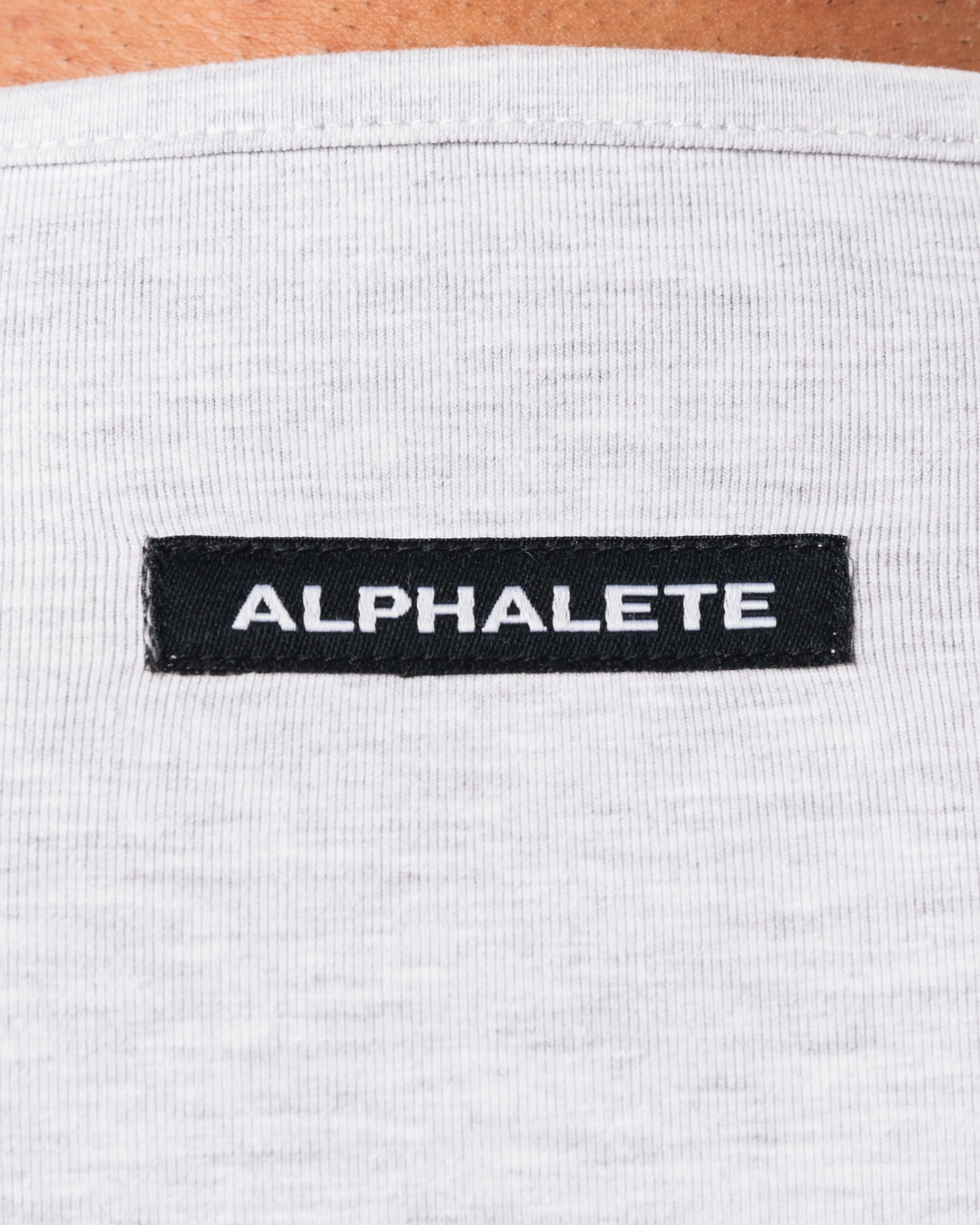 Essential Scoop Neck - Heather Grey sold by Alphalete product image thumbnail 5