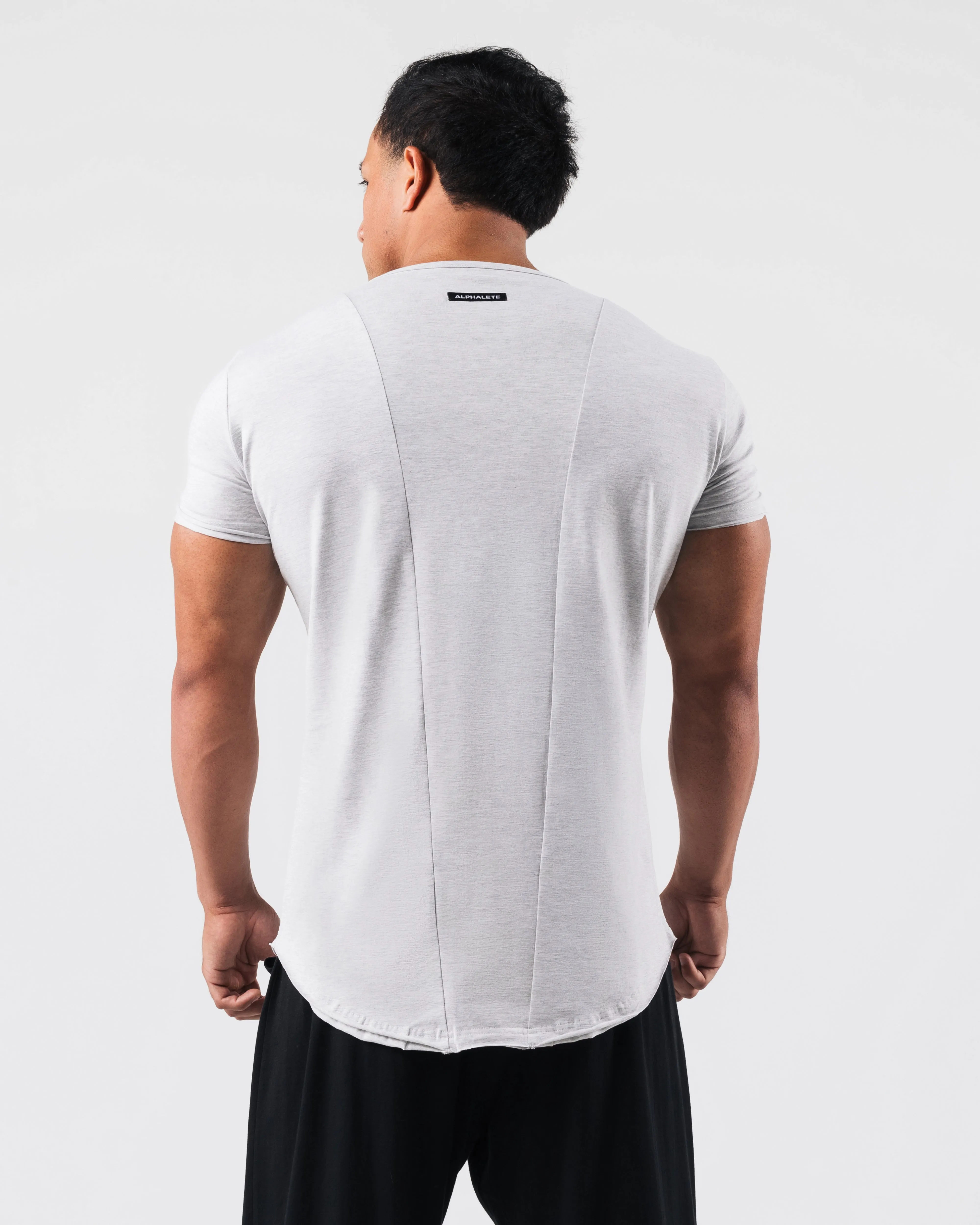 Essential Scoop Neck - Heather Grey sold by Alphalete product image thumbnail 4