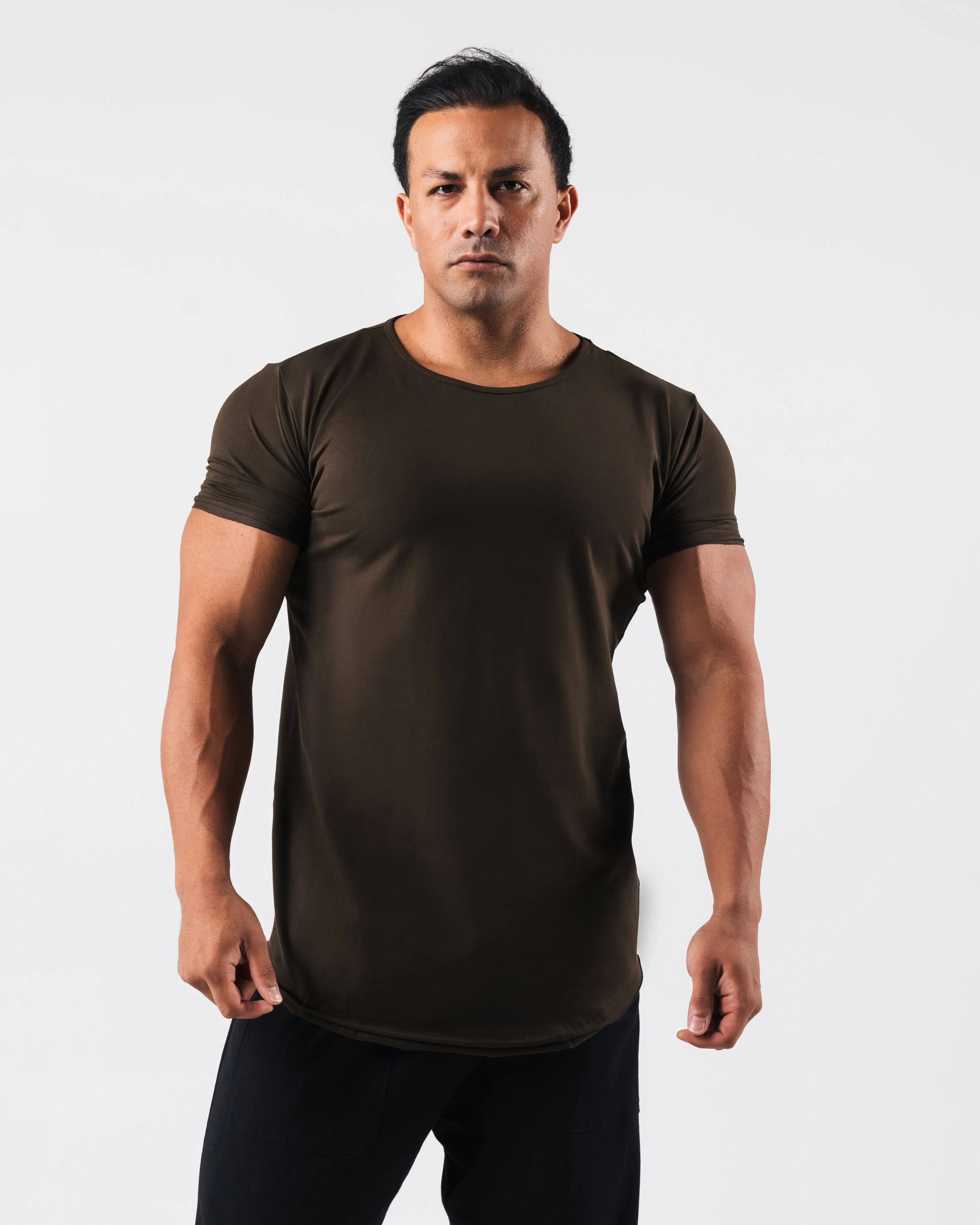 Essential Scoop Neck - Oran Brown sold by Alphalete