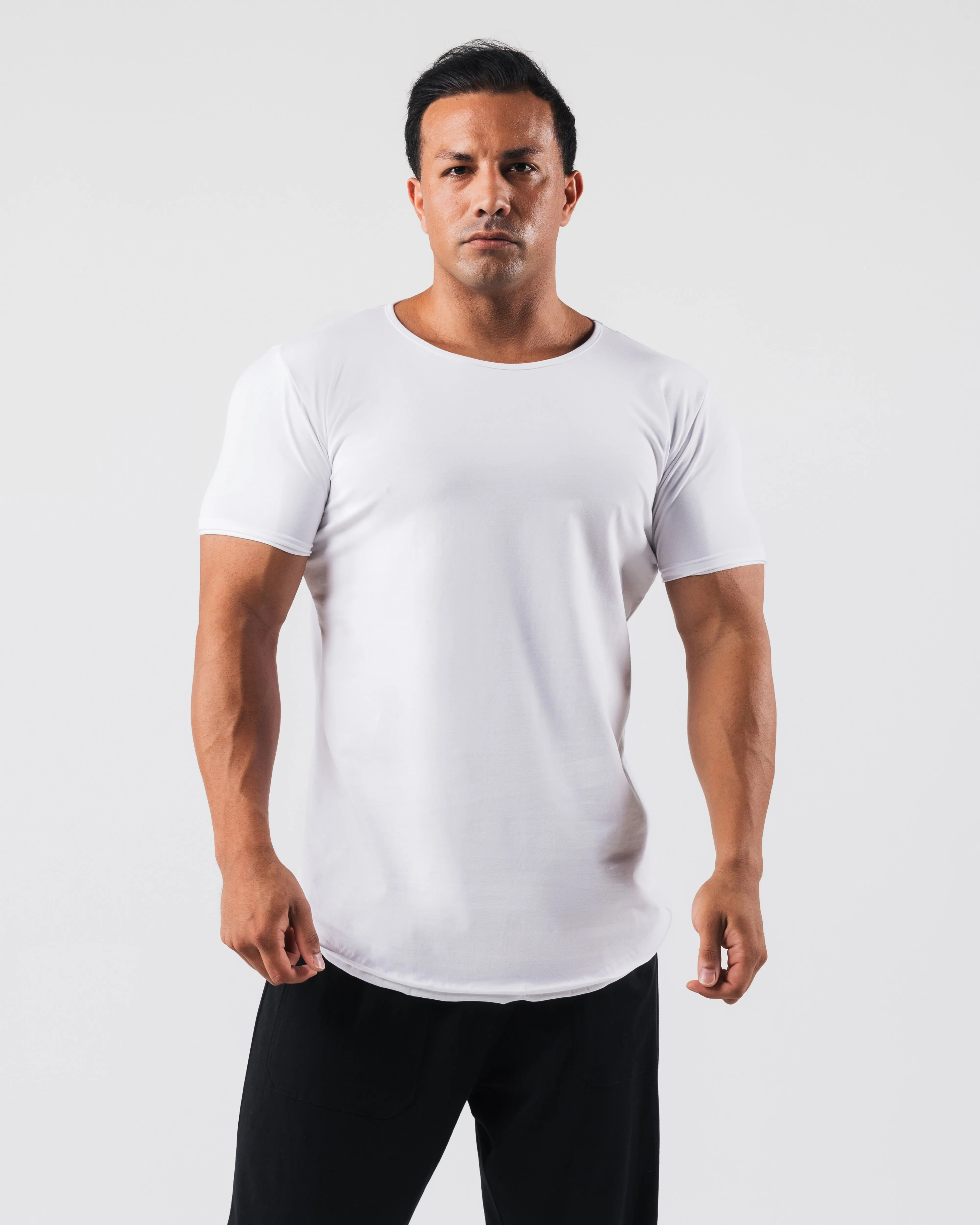Essential Scoop Neck - White sold by Alphalete