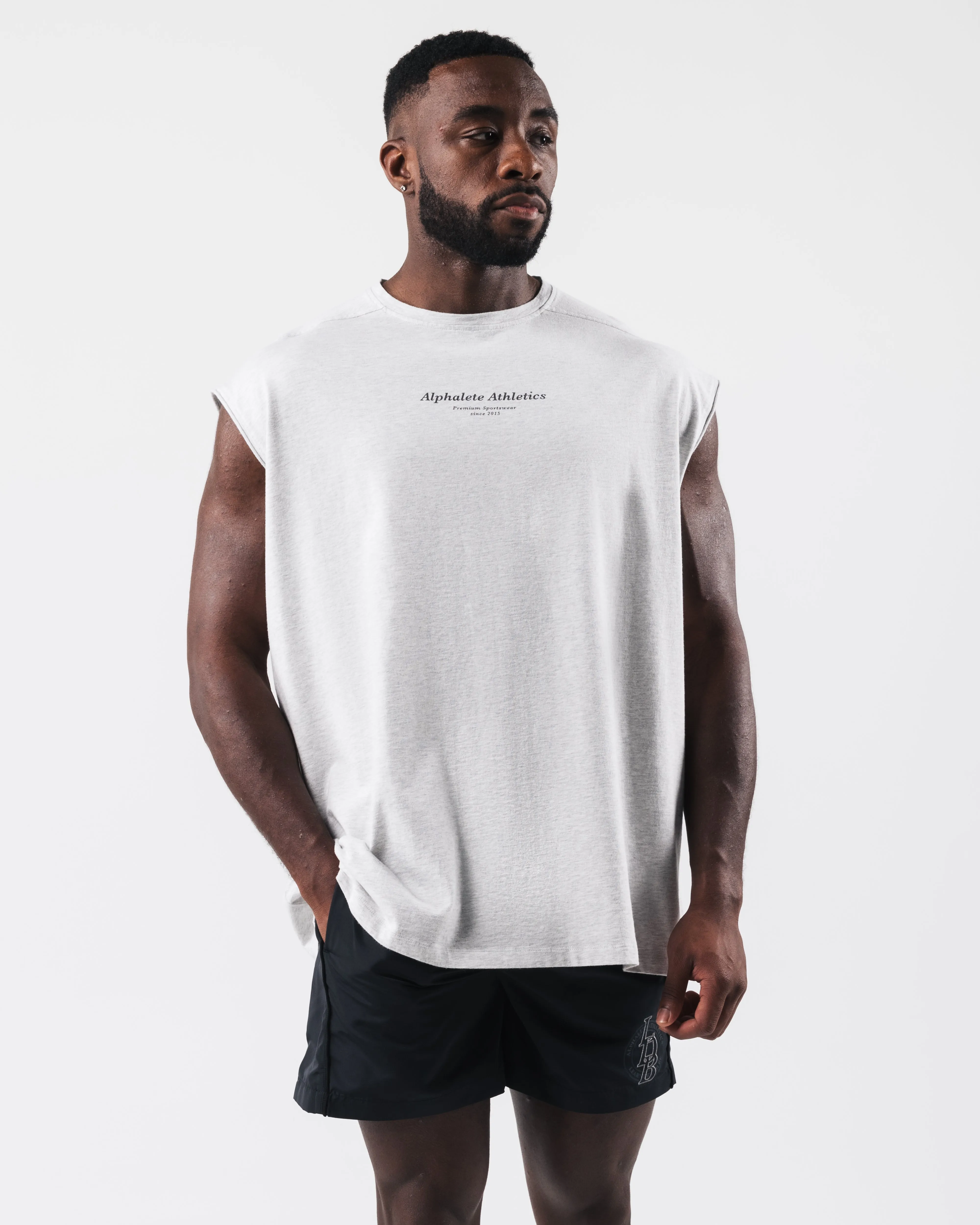 Vintage Muscle Tank - Heather Grey sold by Alphalete