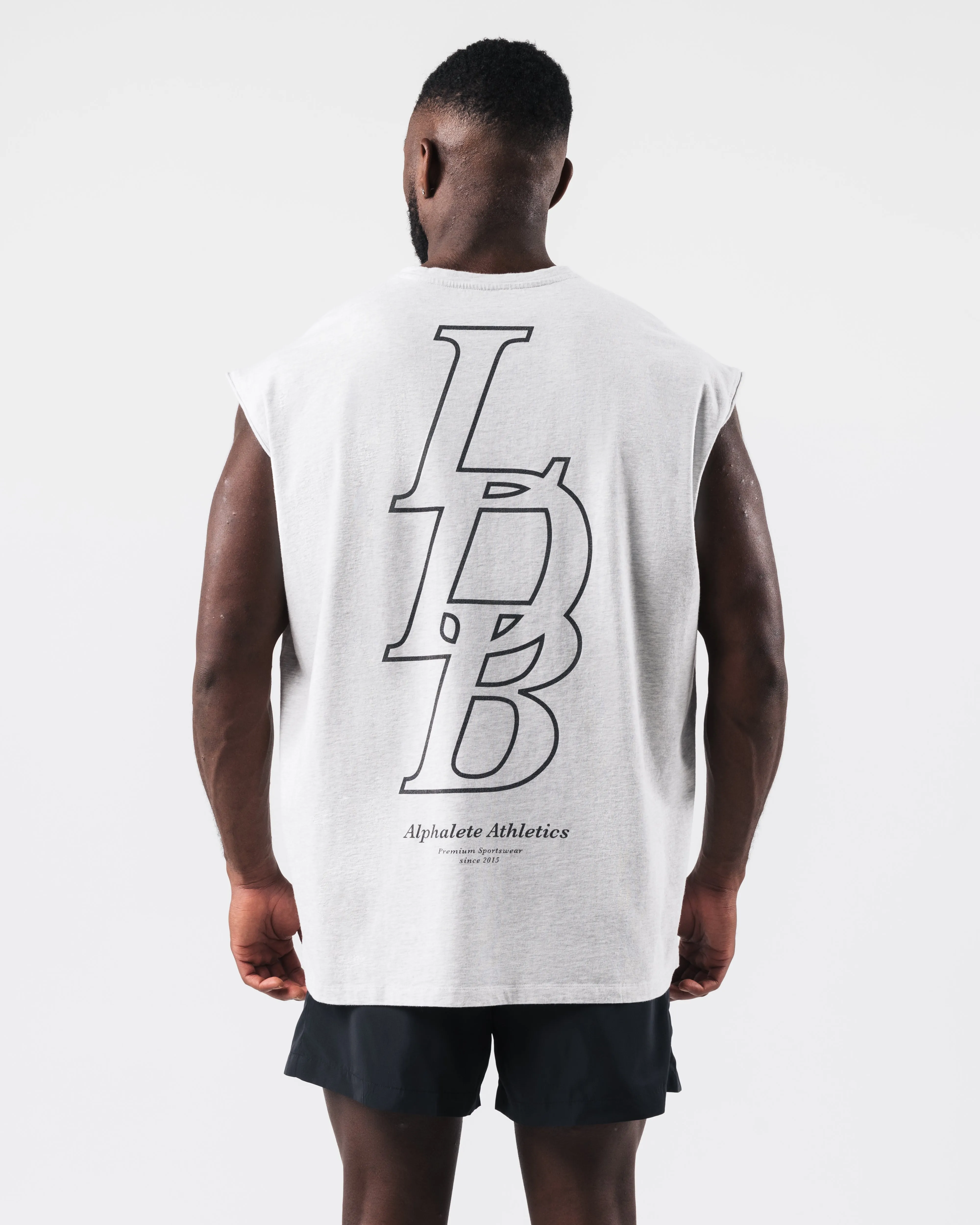 Vintage Muscle Tank - Heather Grey sold by Alphalete product image thumbnail 4
