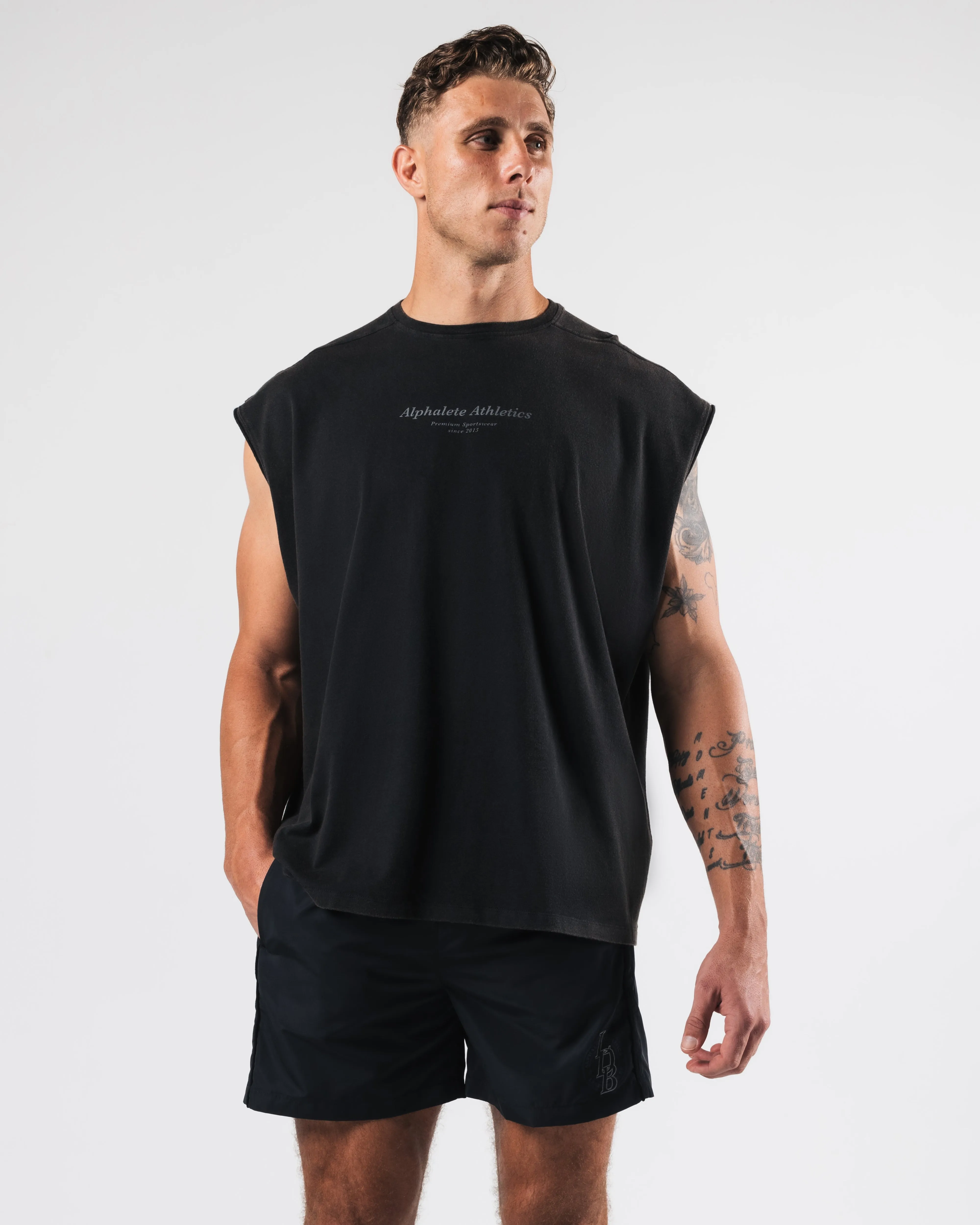 Vintage Muscle Tank - Onyx sold by Alphalete product image thumbnail 4