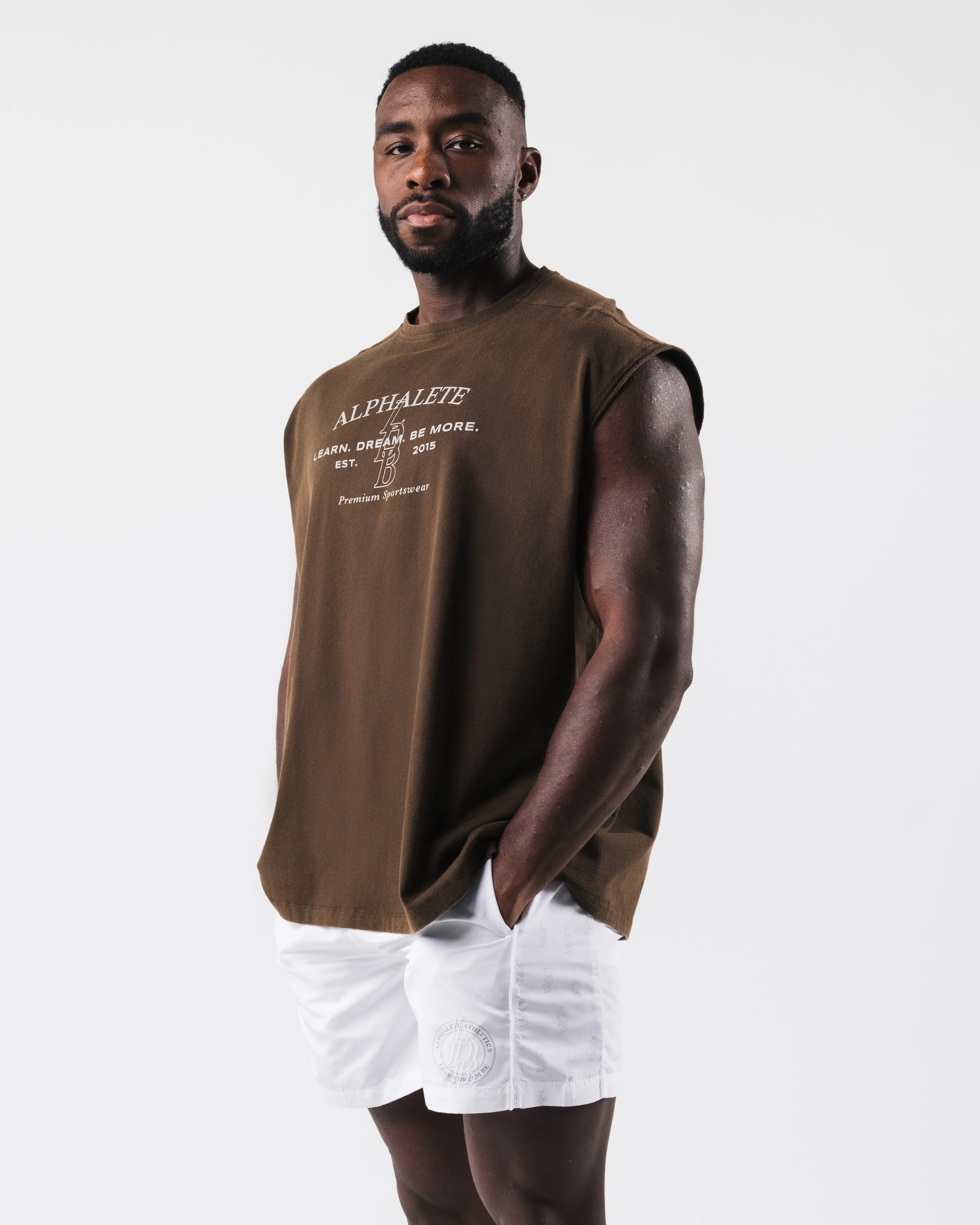 Vintage Muscle Tank - Oran Brown sold by Alphalete product image thumbnail 3