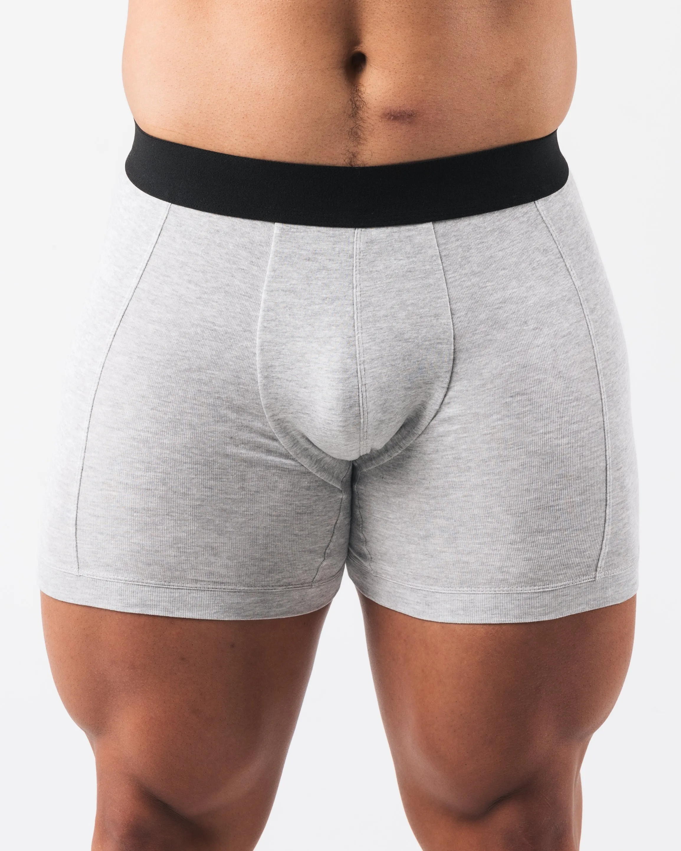 Zero Classic Boxer Brief 2pk - Heather Grey sold by Alphalete