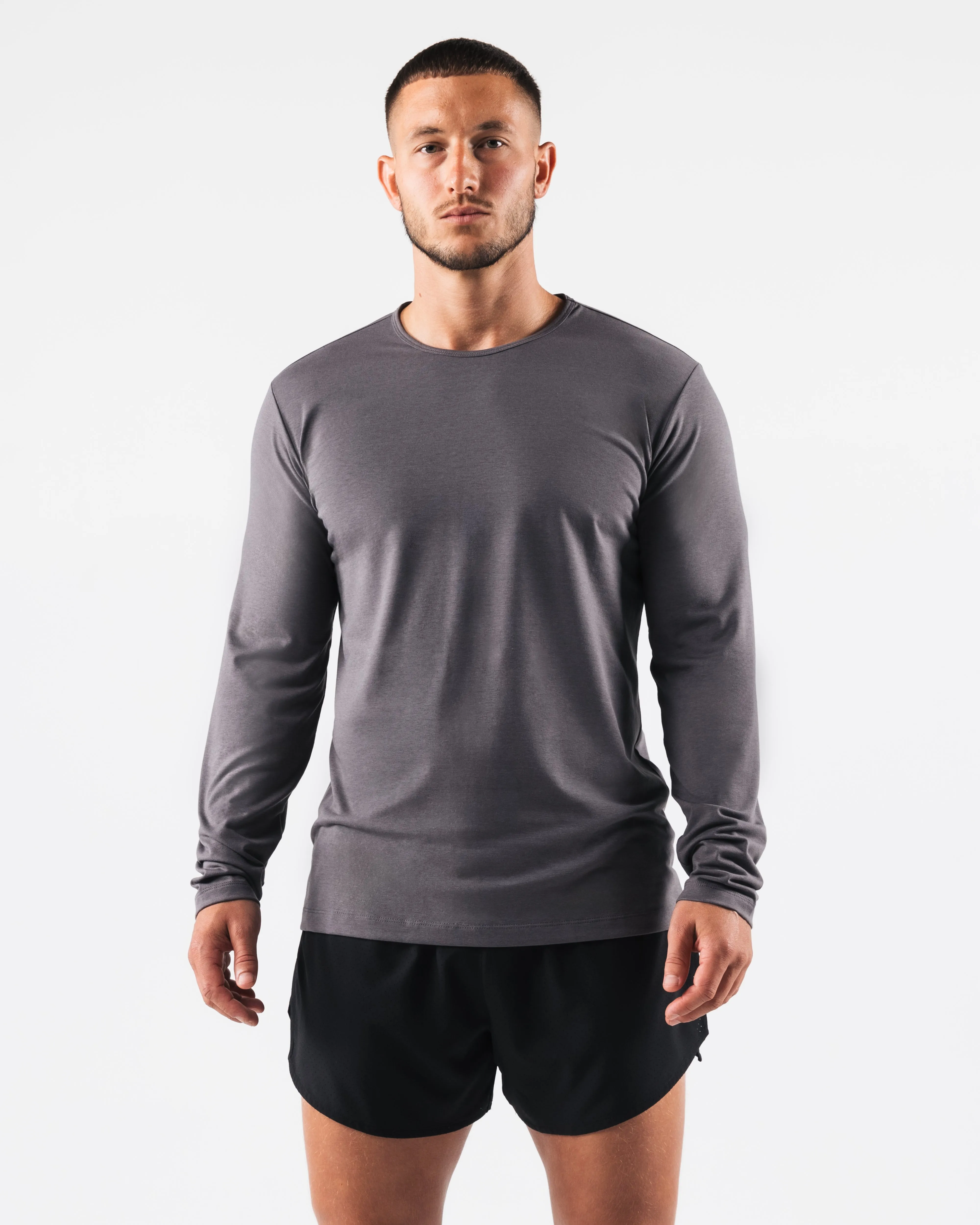 Zero Classic LS Tee 2pk - Grey sold by Alphalete