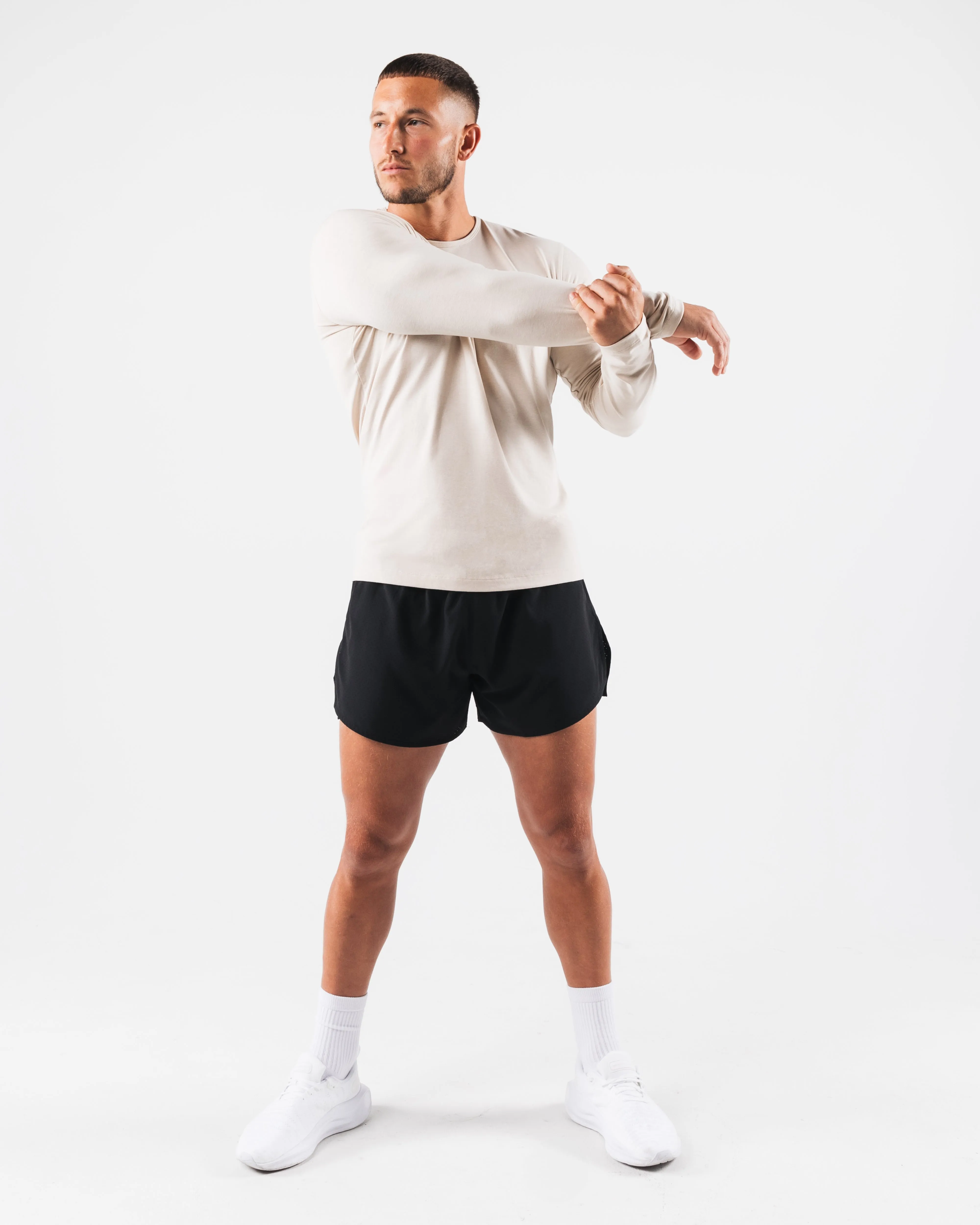 Zero Classic LS Tee 2pk - Cream sold by Alphalete product image thumbnail 2