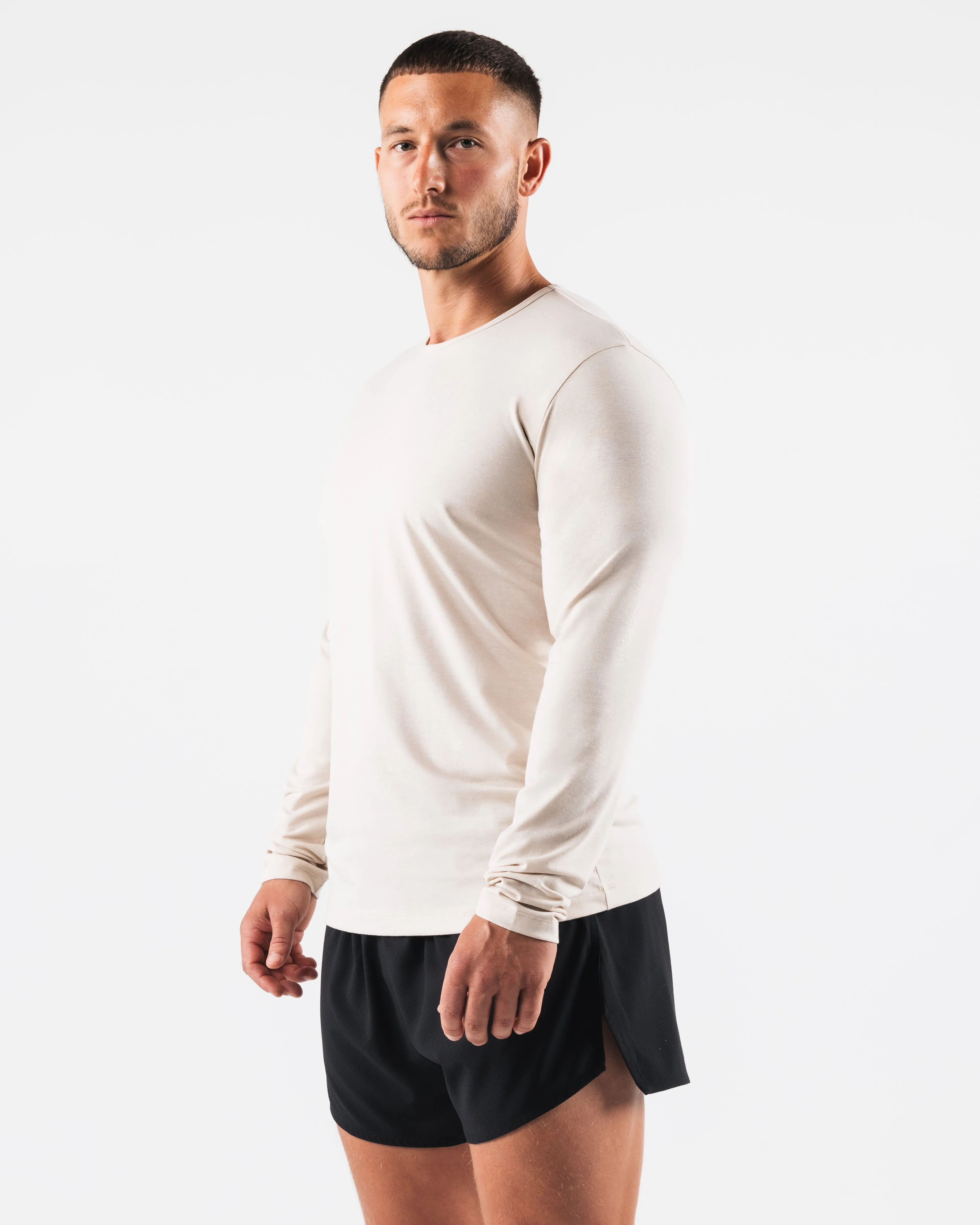 Zero Classic LS Tee 2pk - Cream sold by Alphalete product image thumbnail 3
