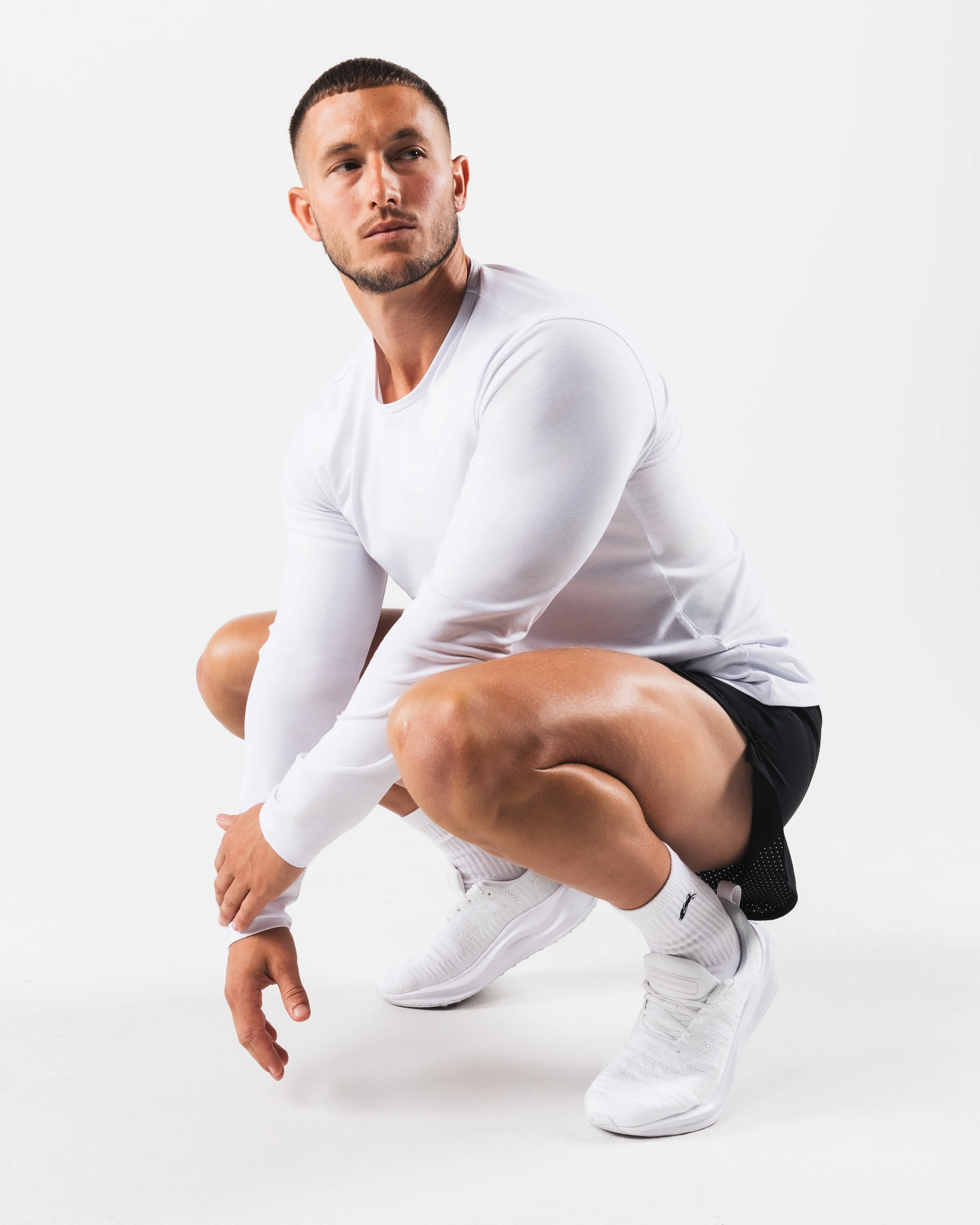 Zero Classic LS Tee 2pk - White sold by Alphalete product image thumbnail 2