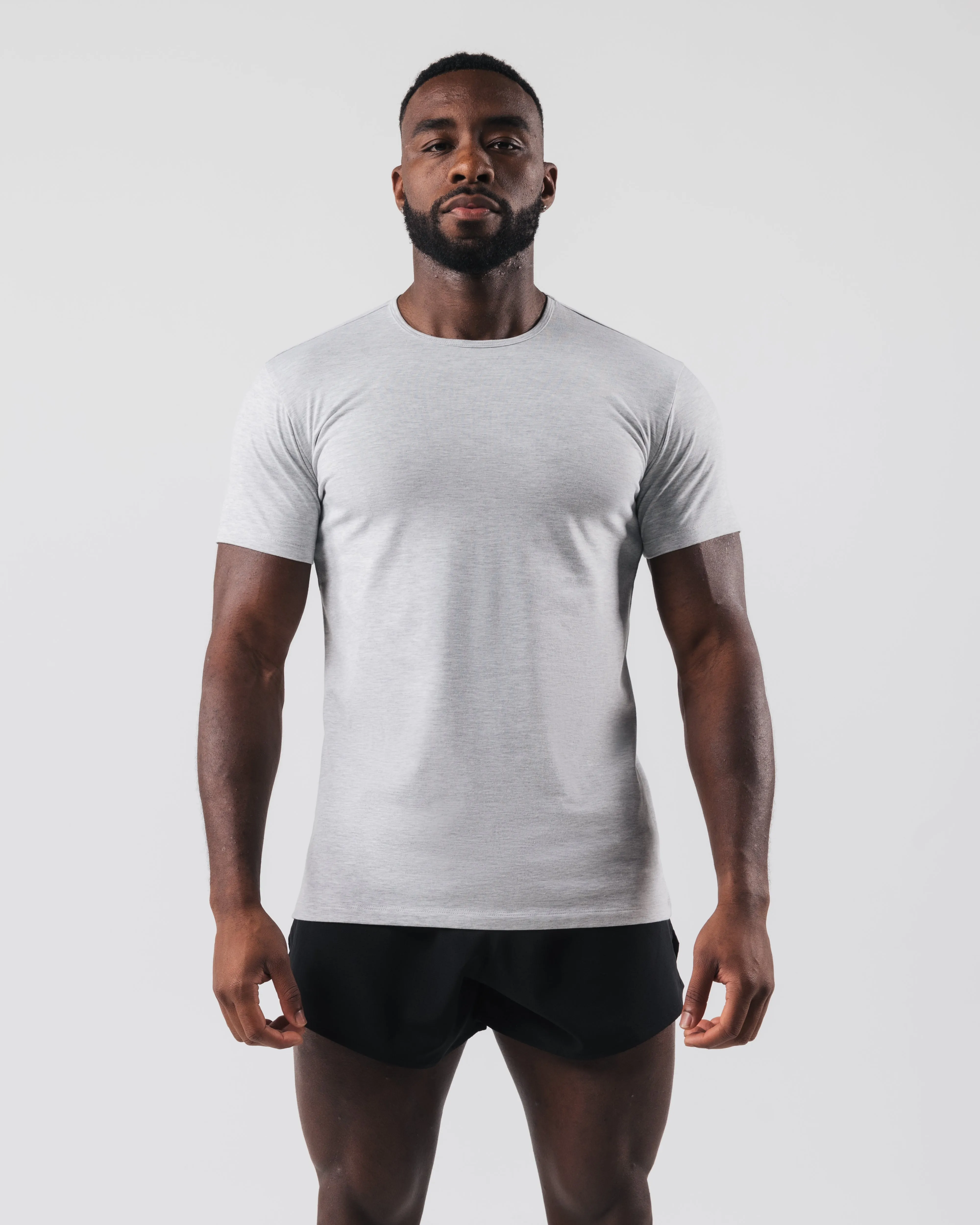 Zero Classic Tee 2pk - Heather Grey sold by Alphalete