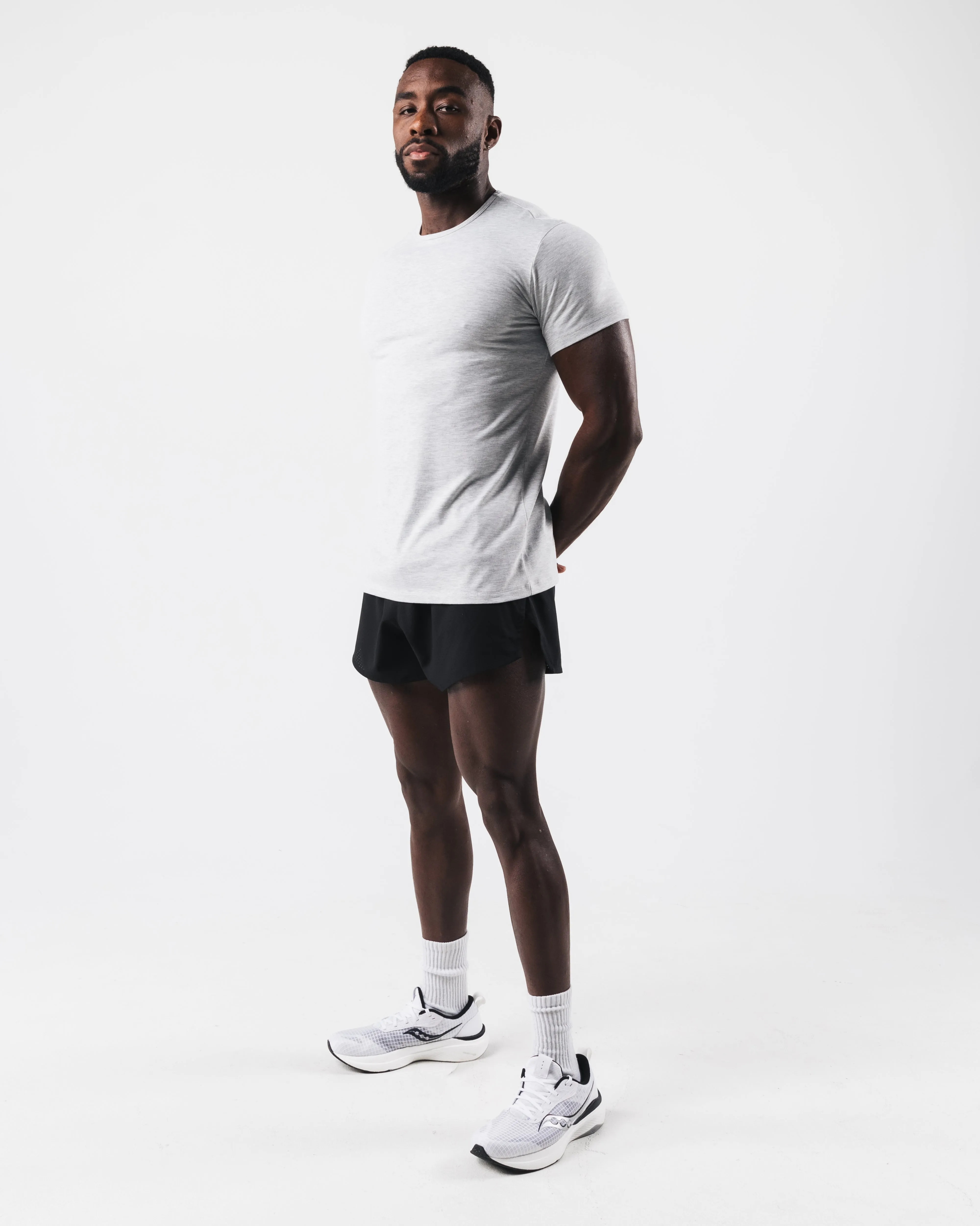 Zero Classic Tee 2pk - Heather Grey sold by Alphalete product image thumbnail 2