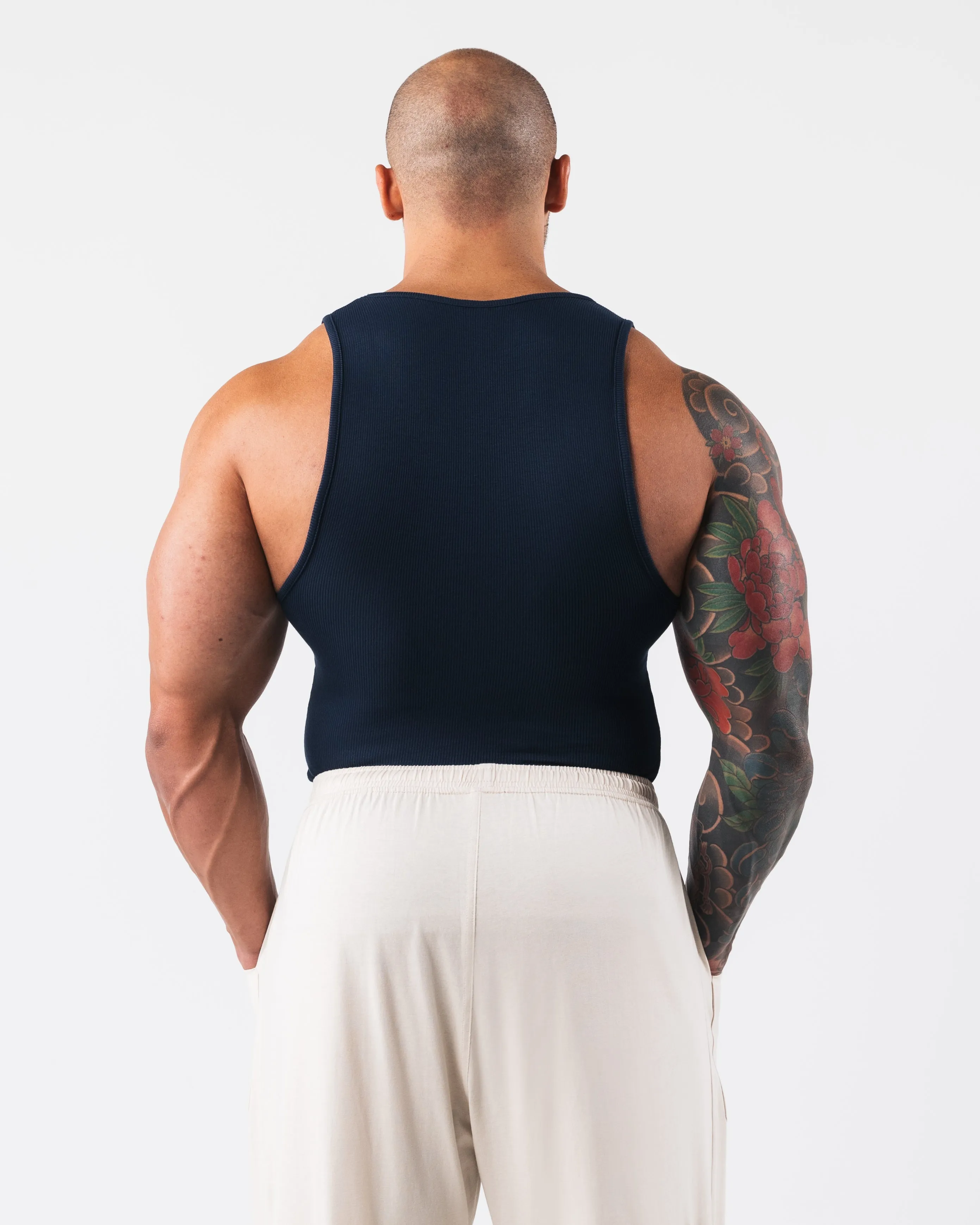 Zero Ribbed Tank 2pk - Navy sold by Alphalete product image thumbnail 4