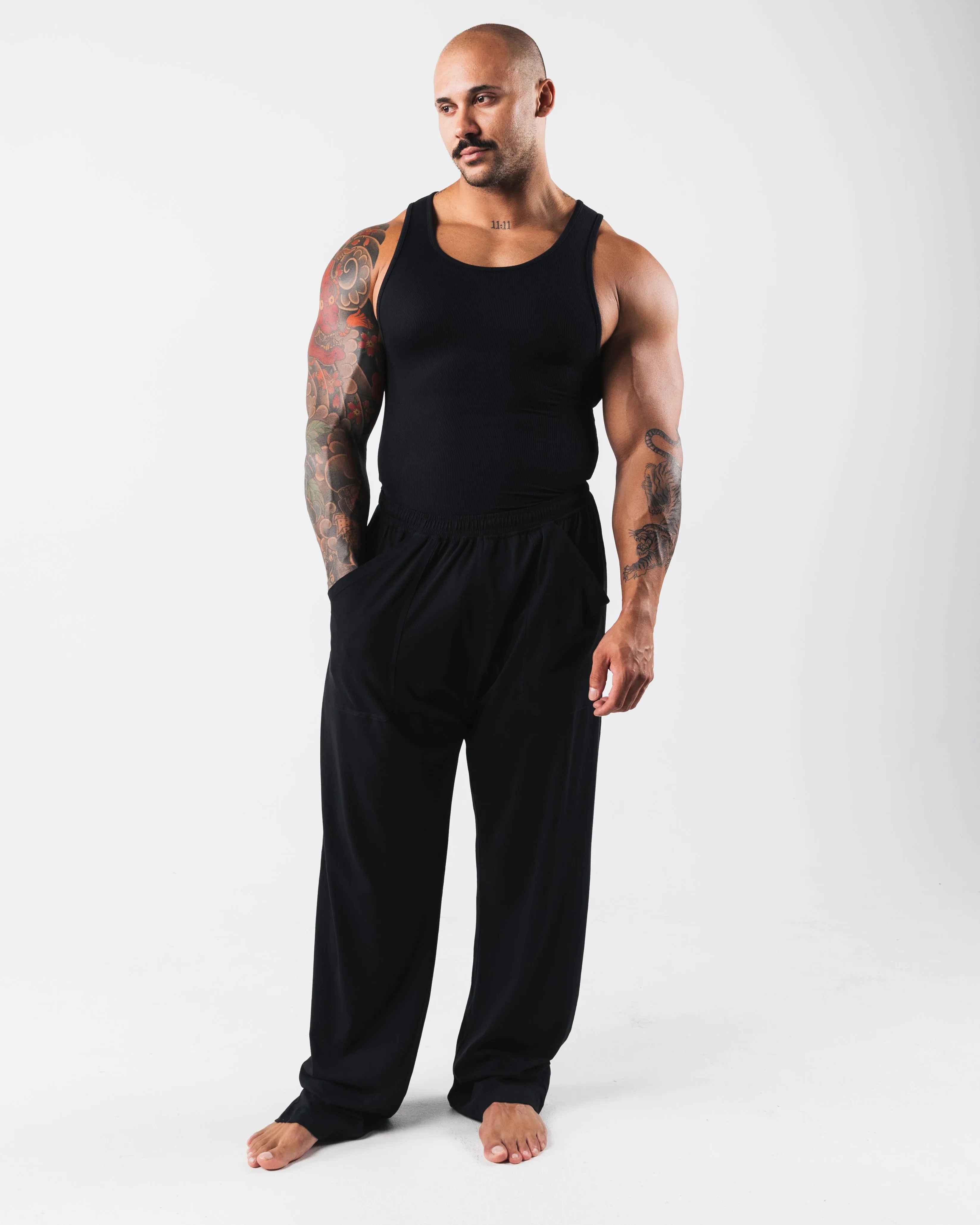 Zero Ribbed Tank 2pk - Black sold by Alphalete product image thumbnail 3