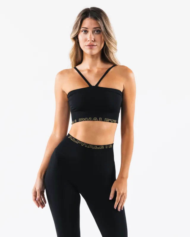 Amplify Gemini Bra - Black SE sold by Alphalete