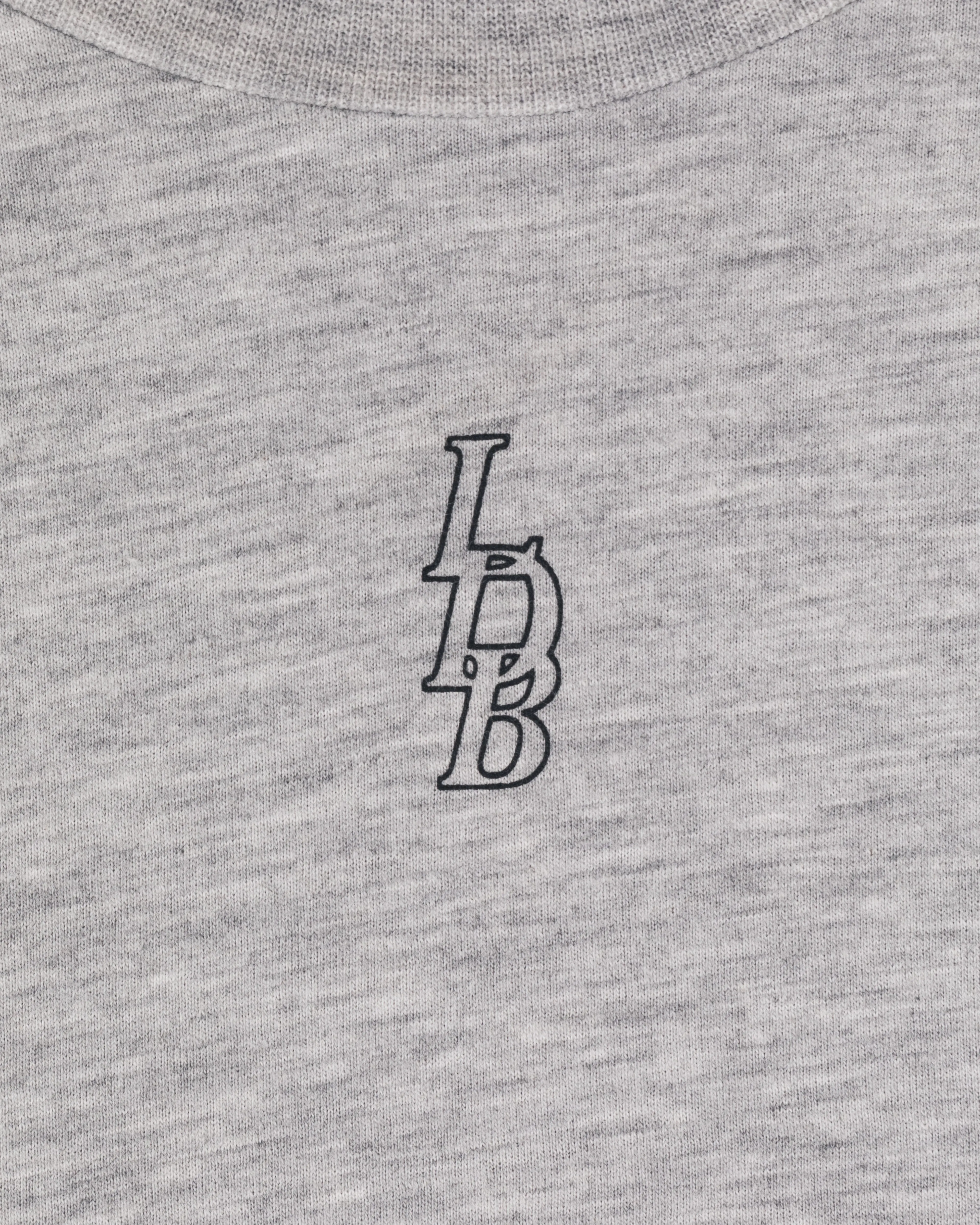 LDB Oversized Crop Tee - Heather Cloud sold by Alphalete product image thumbnail 5