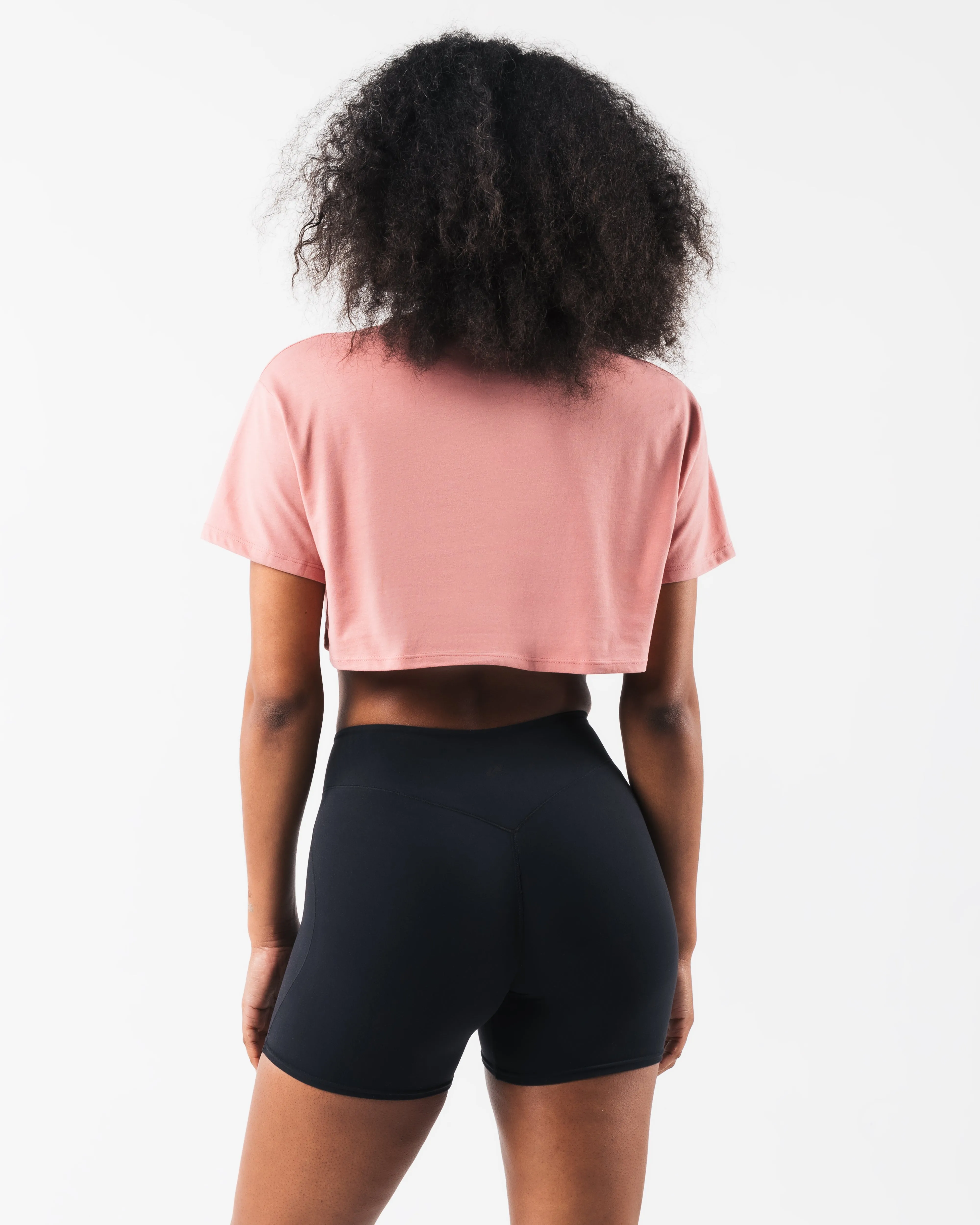 LDB Oversized Crop Tee - Primrose sold by Alphalete product image thumbnail 4