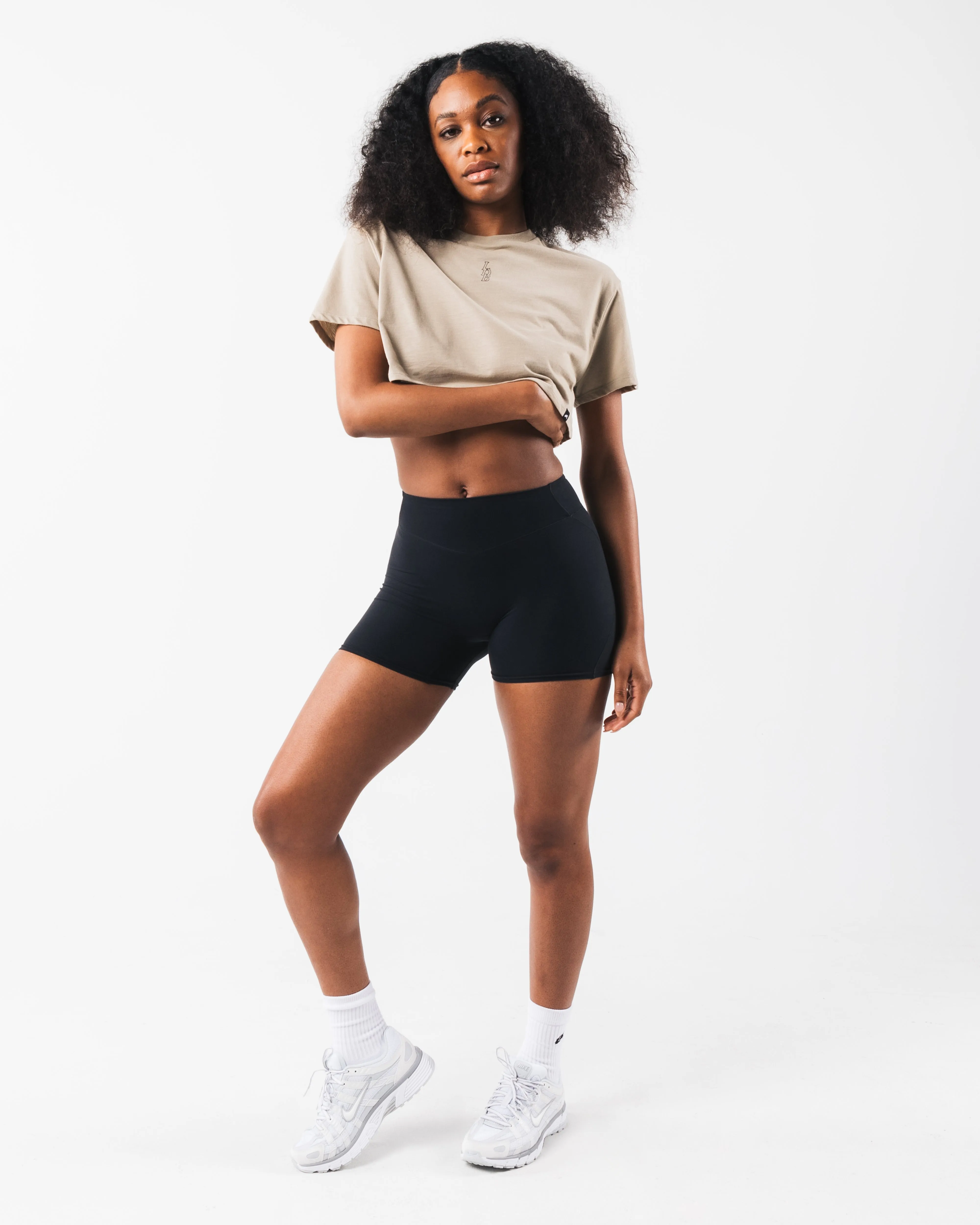 LDB Oversized Crop Tee - Dune sold by Alphalete product image thumbnail 2