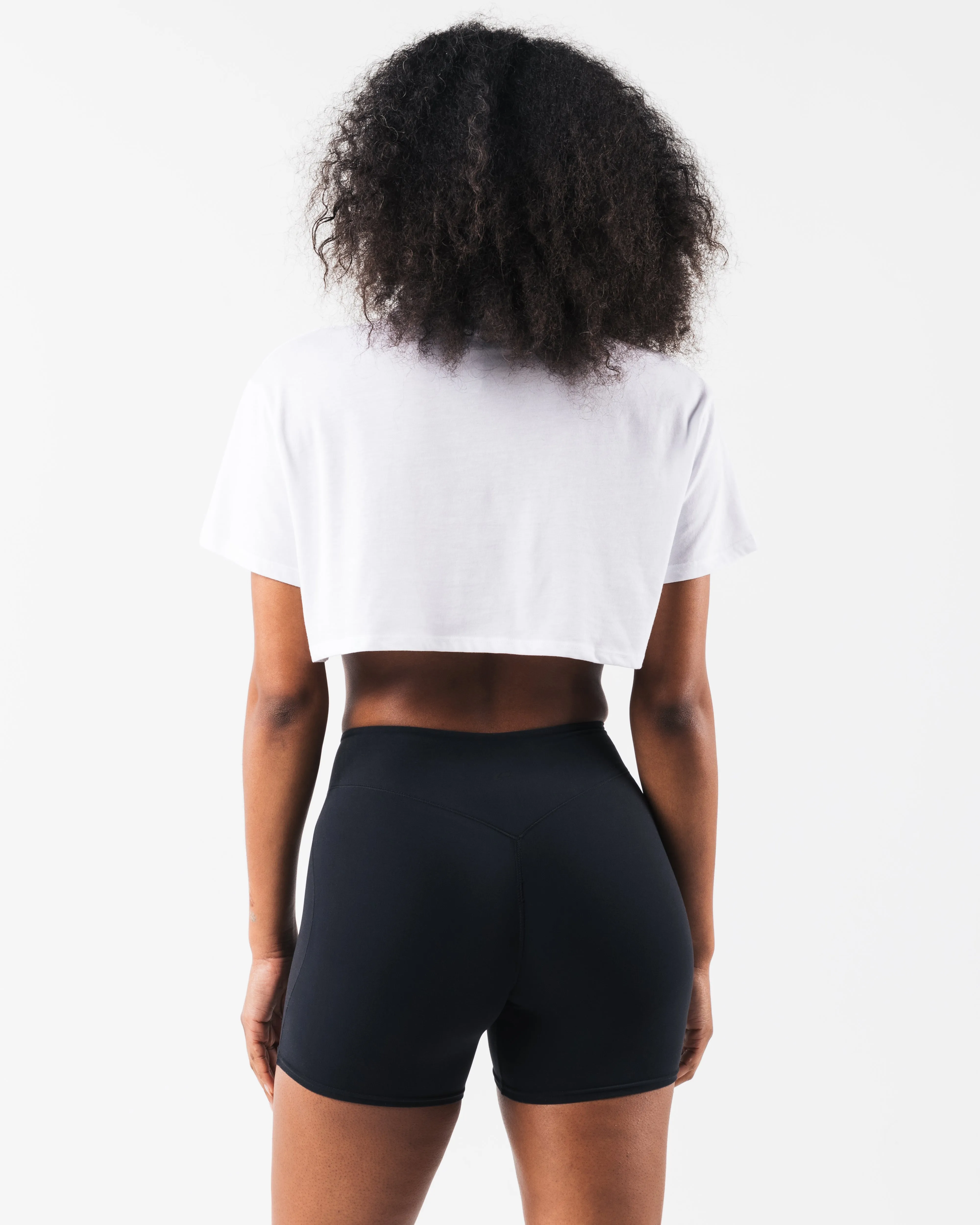LDB Oversized Crop Tee - Optic White sold by Alphalete product image thumbnail 4