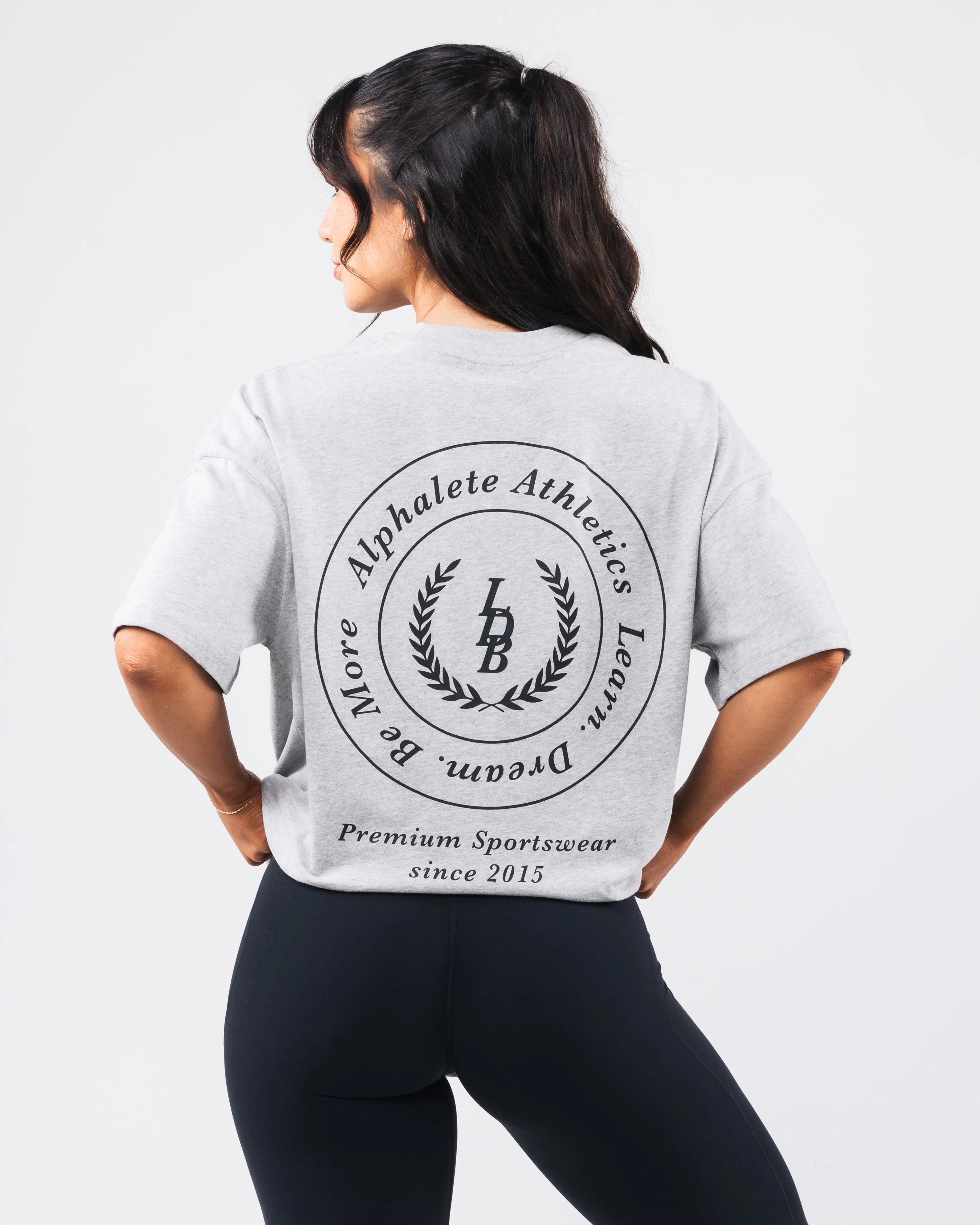 Club Tee - Heather Cloud sold by Alphalete product image thumbnail 5