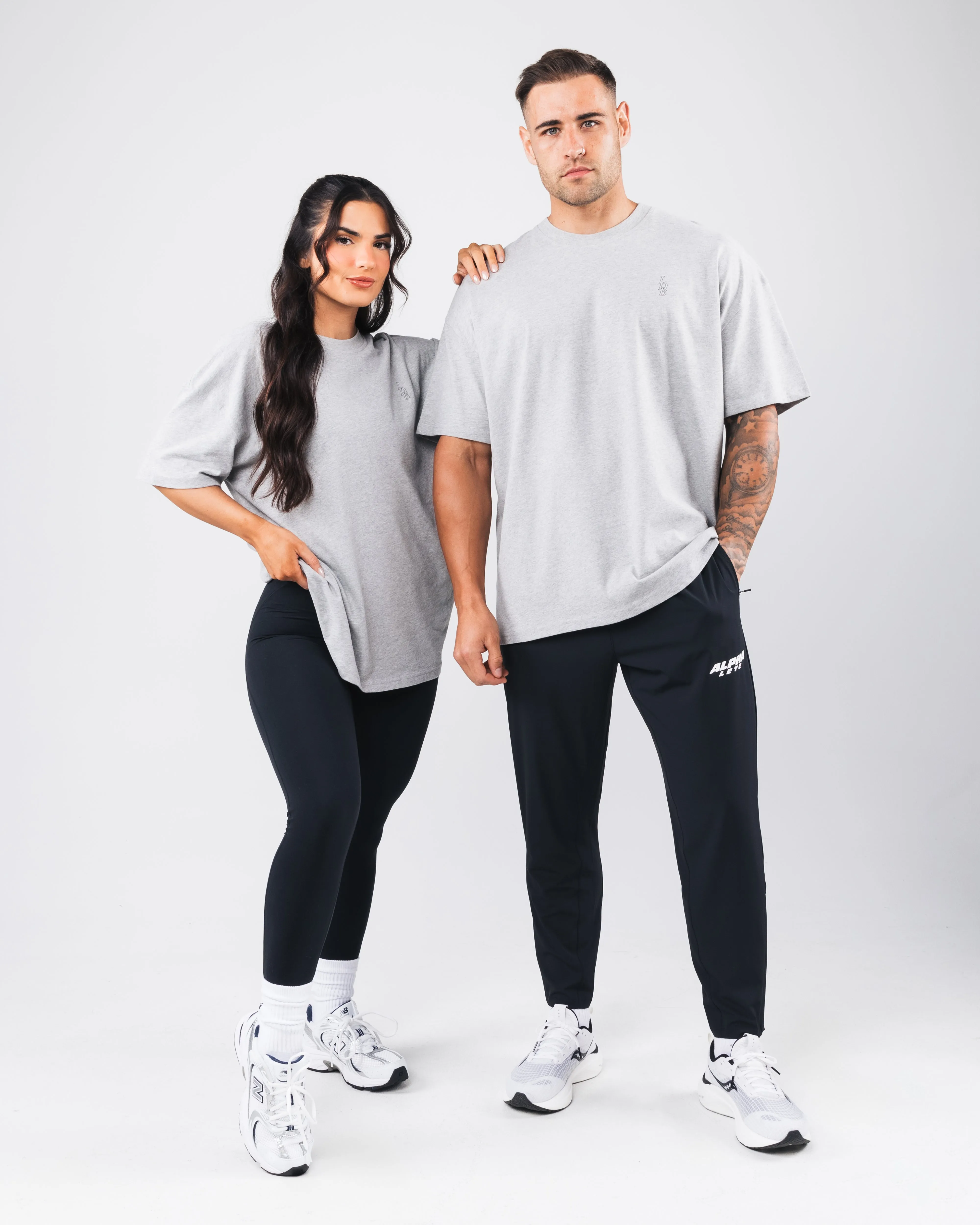 Club Tee - Heather Cloud sold by Alphalete