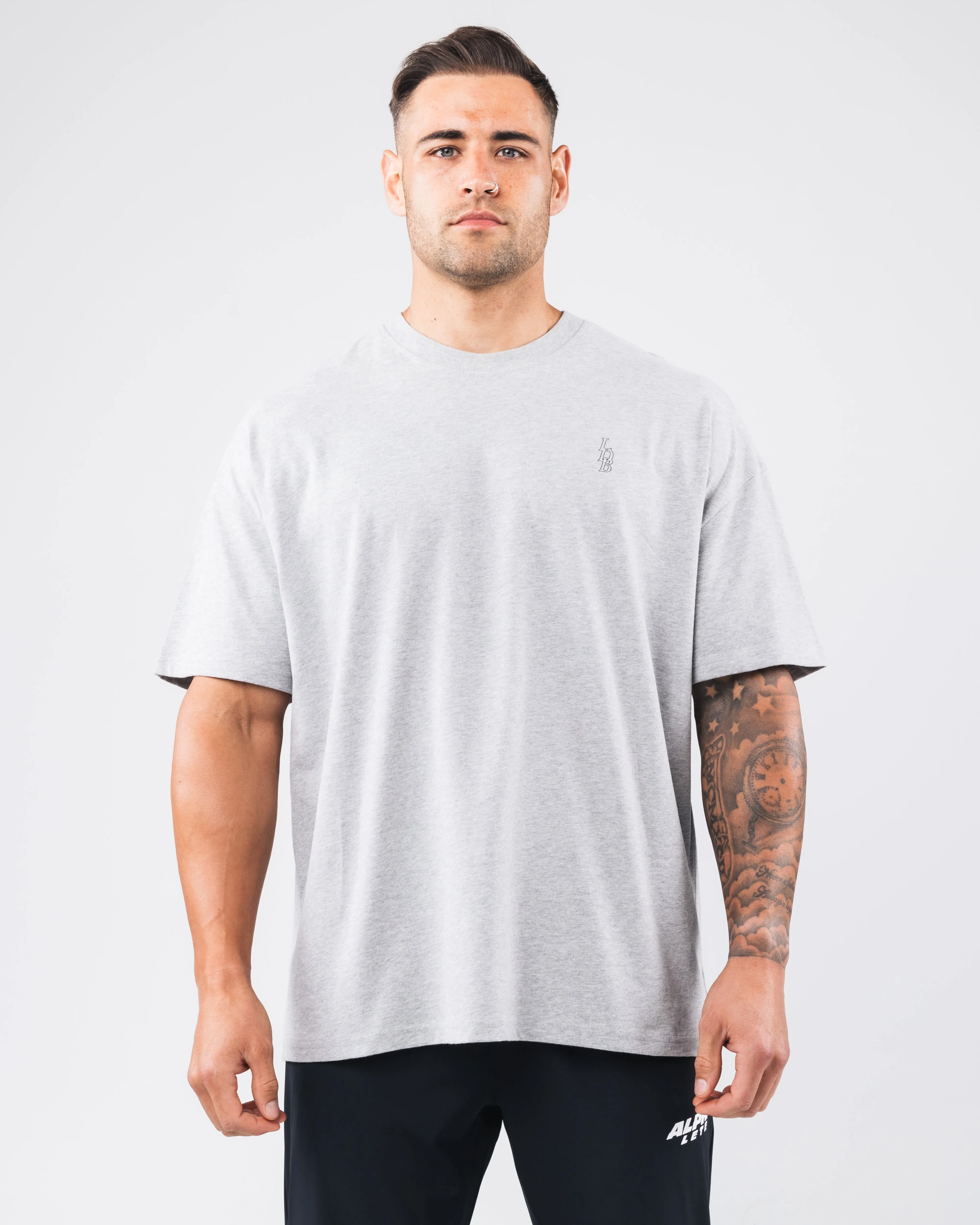Club Tee - Heather Cloud sold by Alphalete product image thumbnail 2