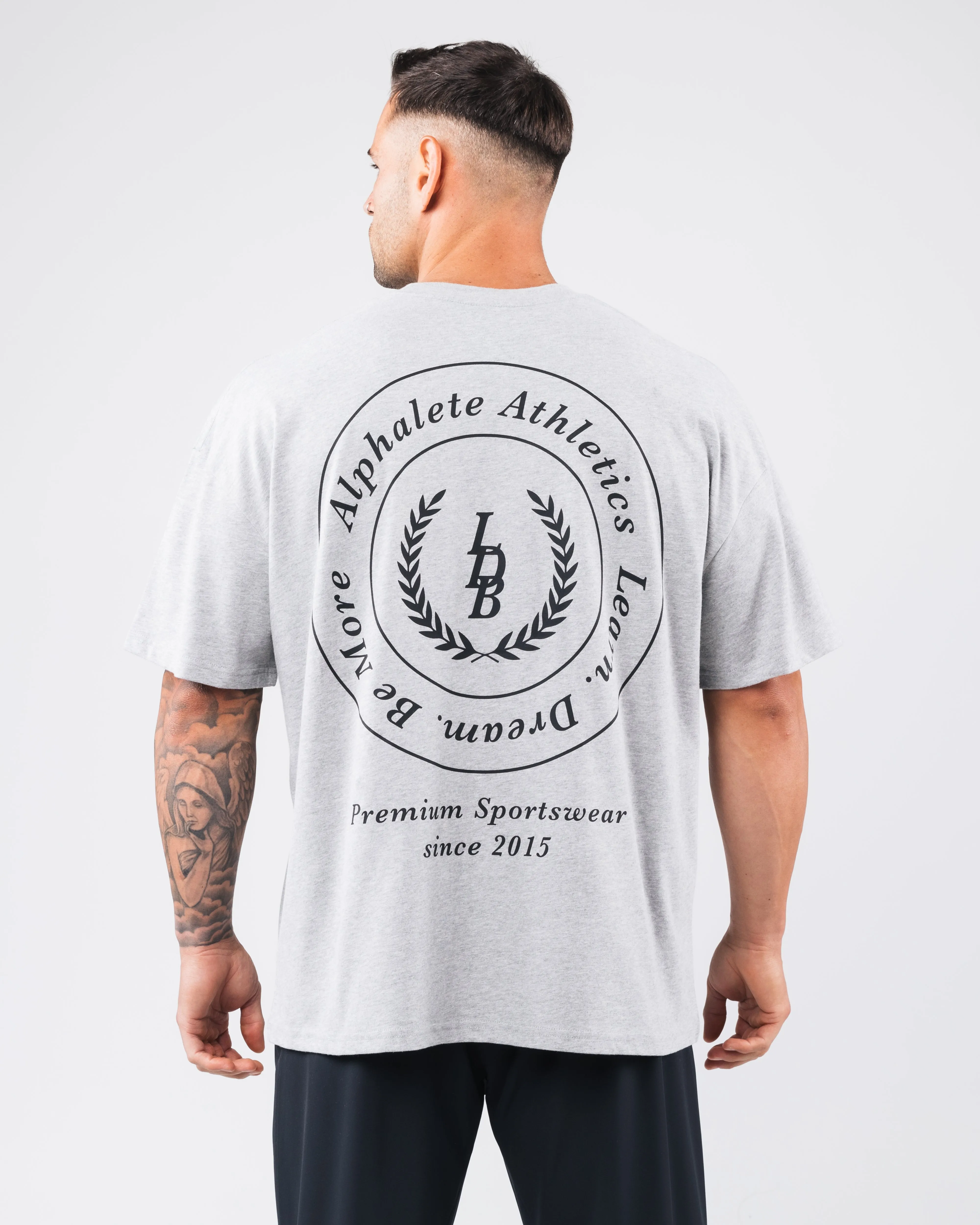 Club Tee - Heather Cloud sold by Alphalete product image thumbnail 4