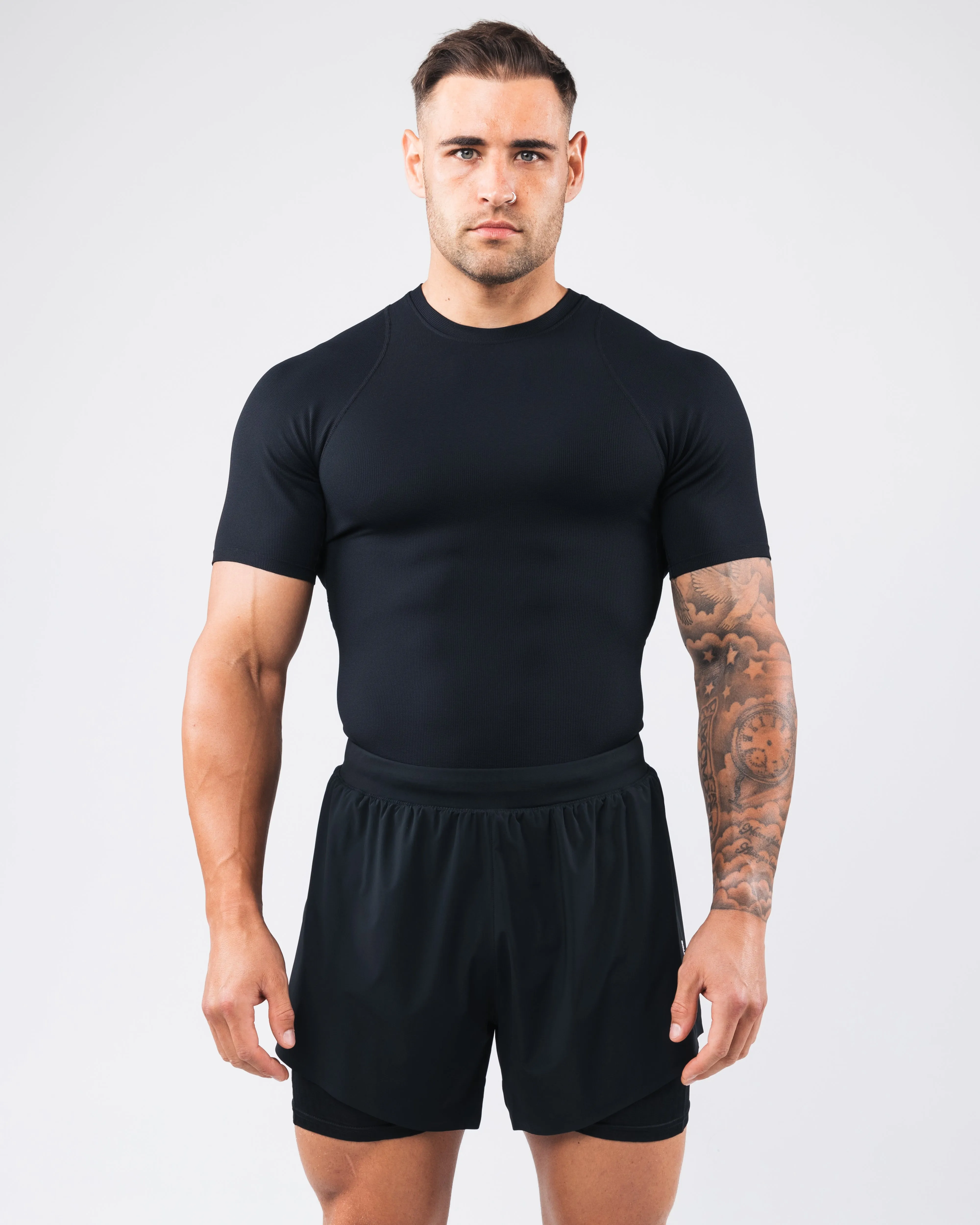Power Short Sleeve - Black sold by Alphalete