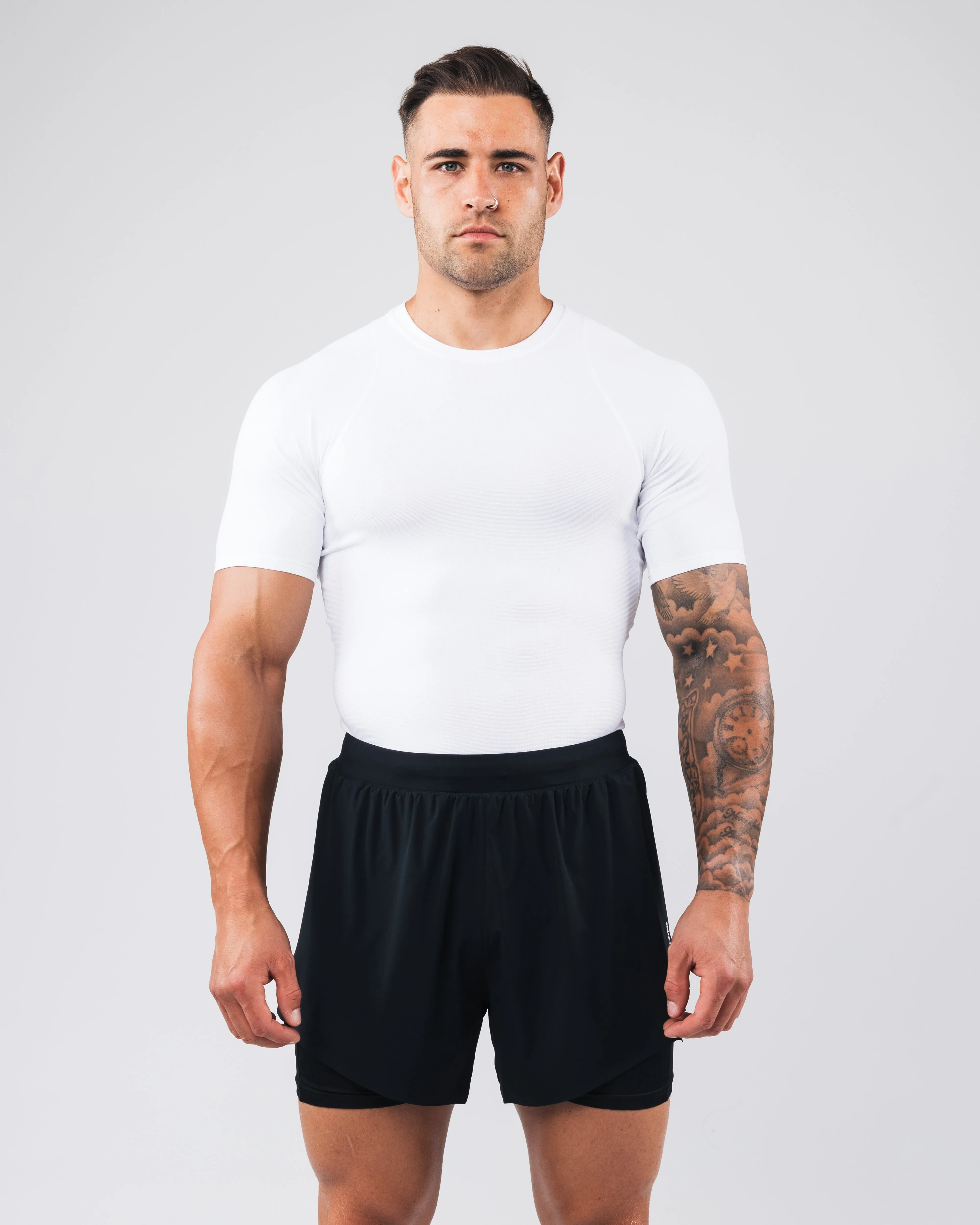 Power Short Sleeve - White sold by Alphalete