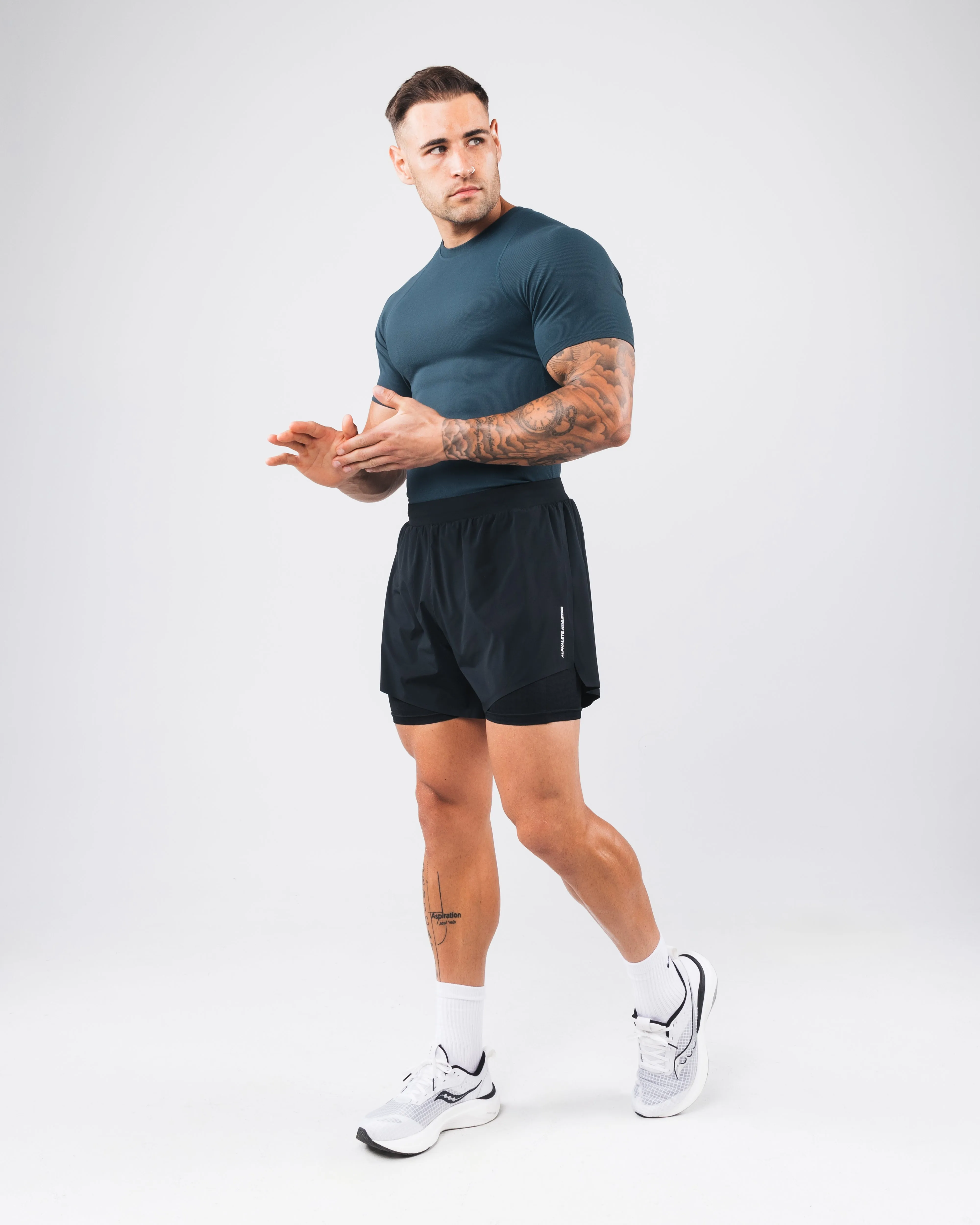 Power Short Sleeve - Dark Cyan sold by Alphalete product image thumbnail 2