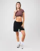 Angled Crop Tee - Sugar sold by Alphalete