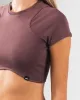 Angled Crop Tee - Sugar sold by Alphalete