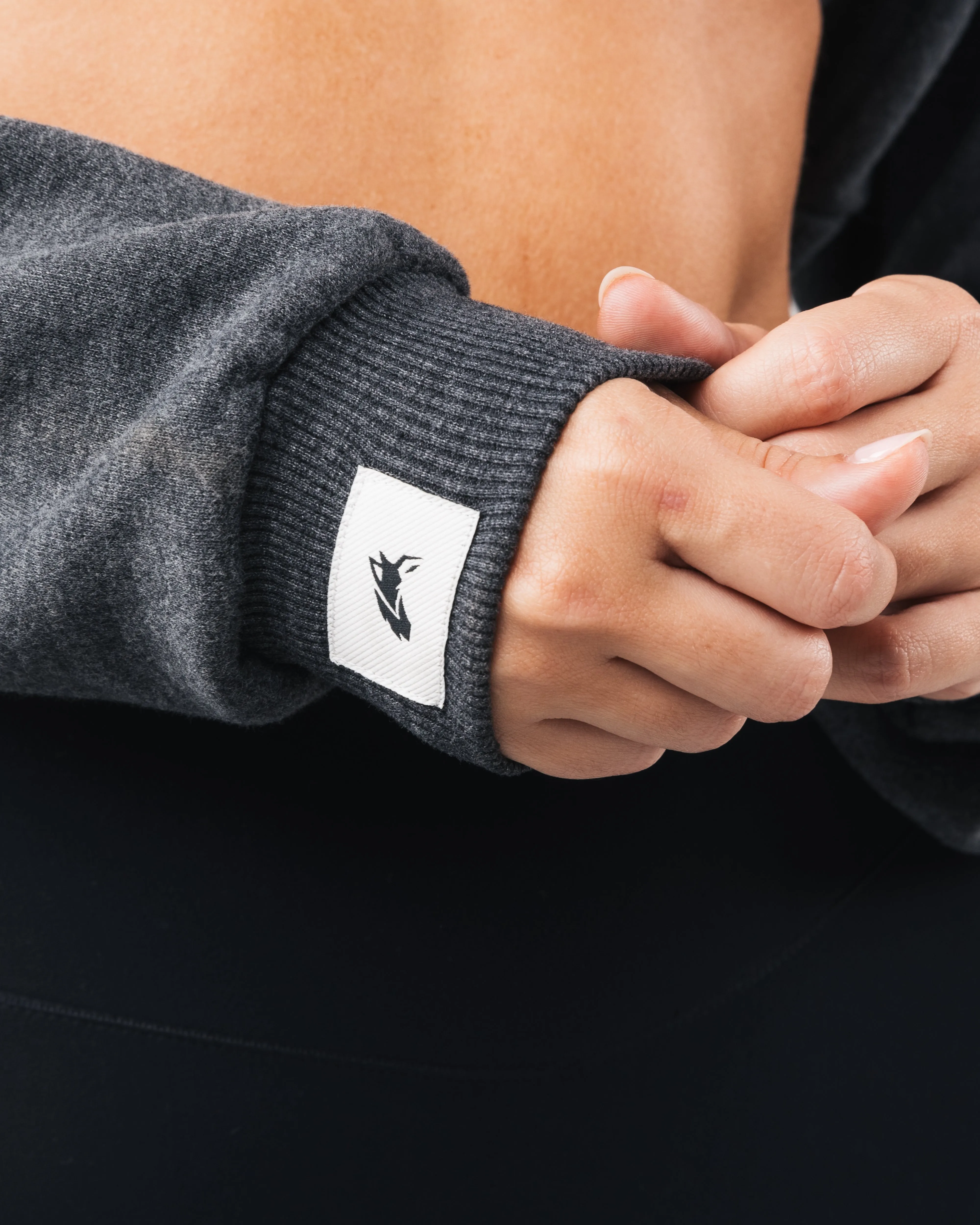 Overlay Shrug - Heather Black sold by Alphalete product image thumbnail 5