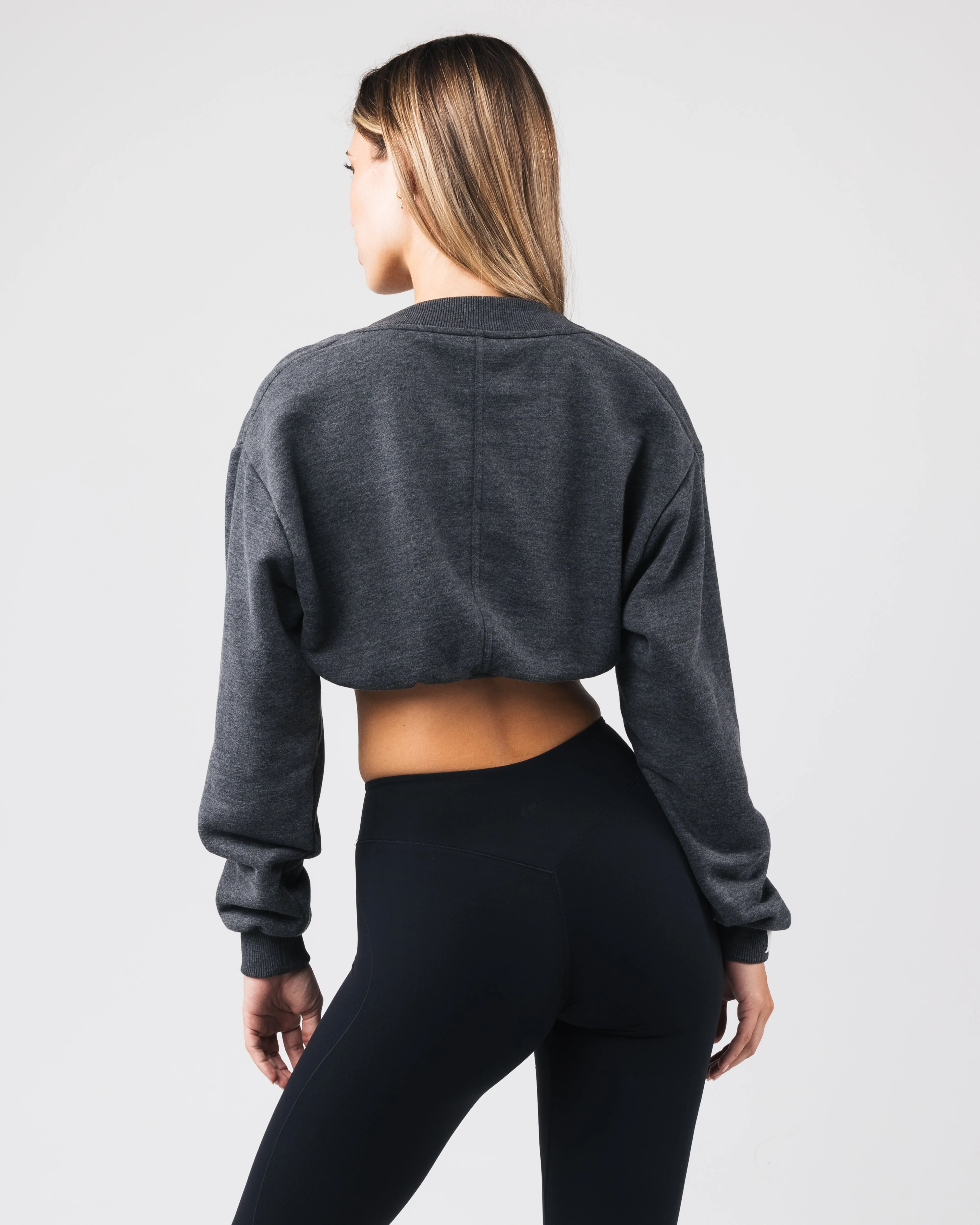 Overlay Shrug - Heather Black sold by Alphalete product image thumbnail 4