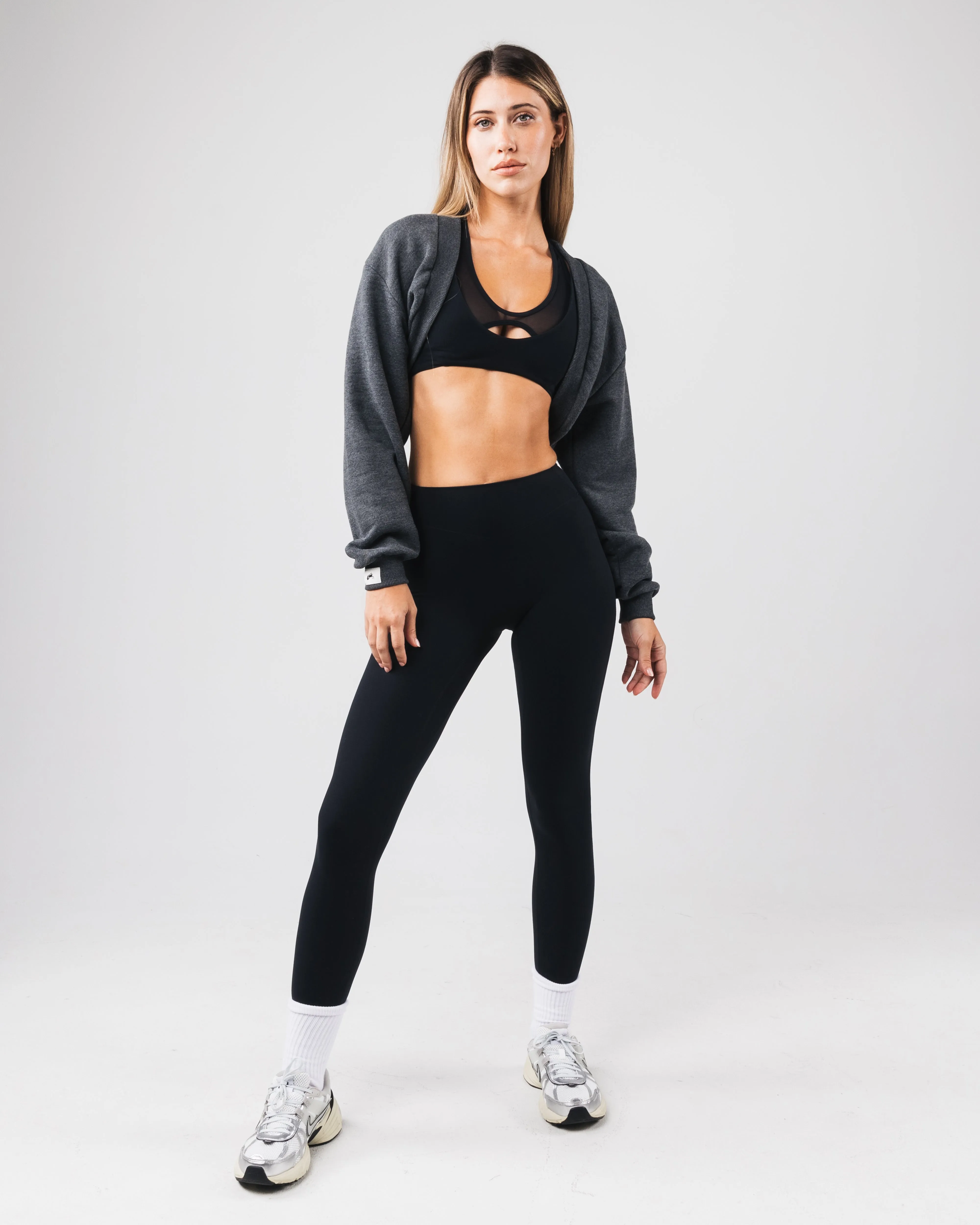 Overlay Shrug - Heather Black sold by Alphalete product image thumbnail 2