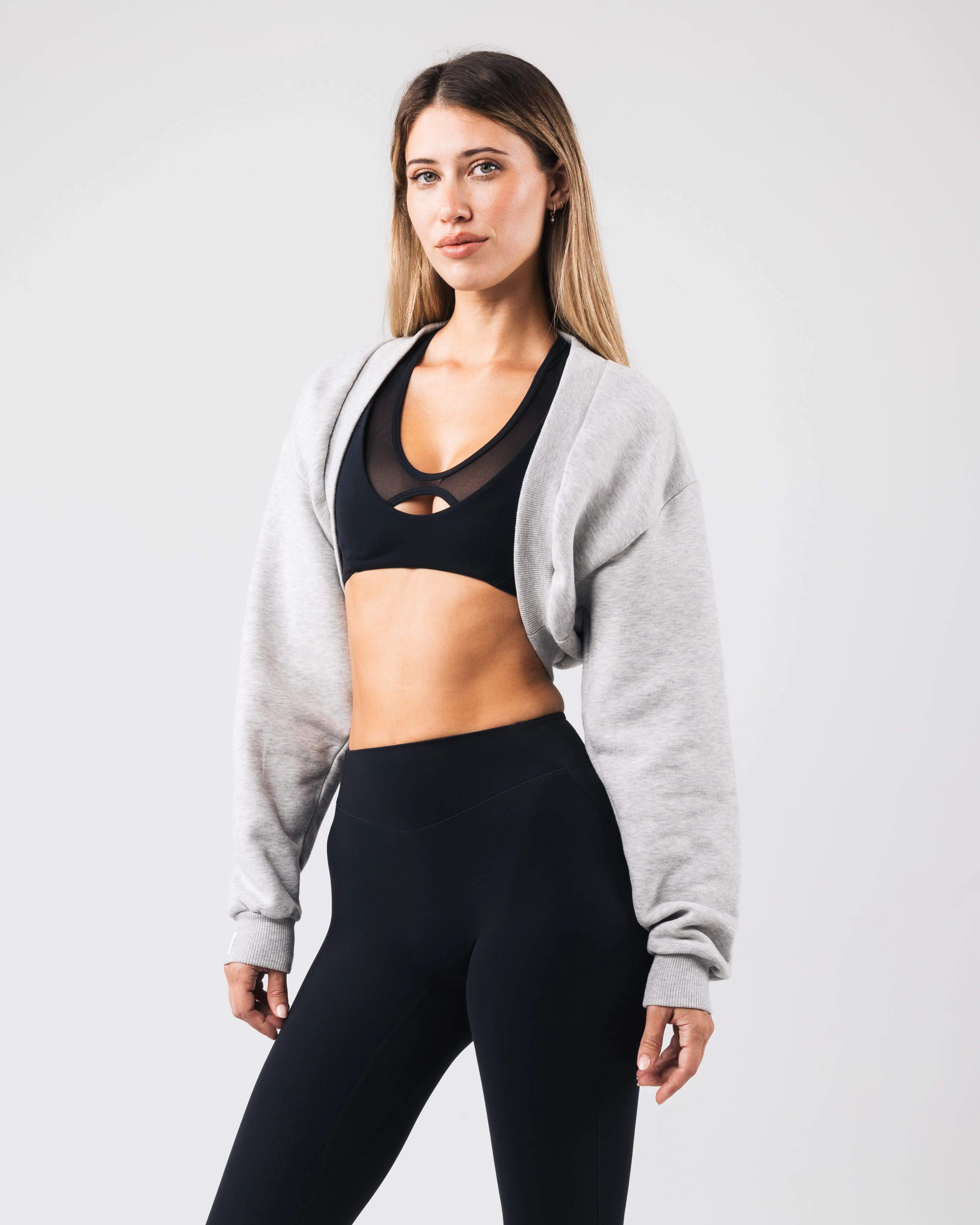 Overlay Shrug - Heather Cloud sold by Alphalete product image thumbnail 3