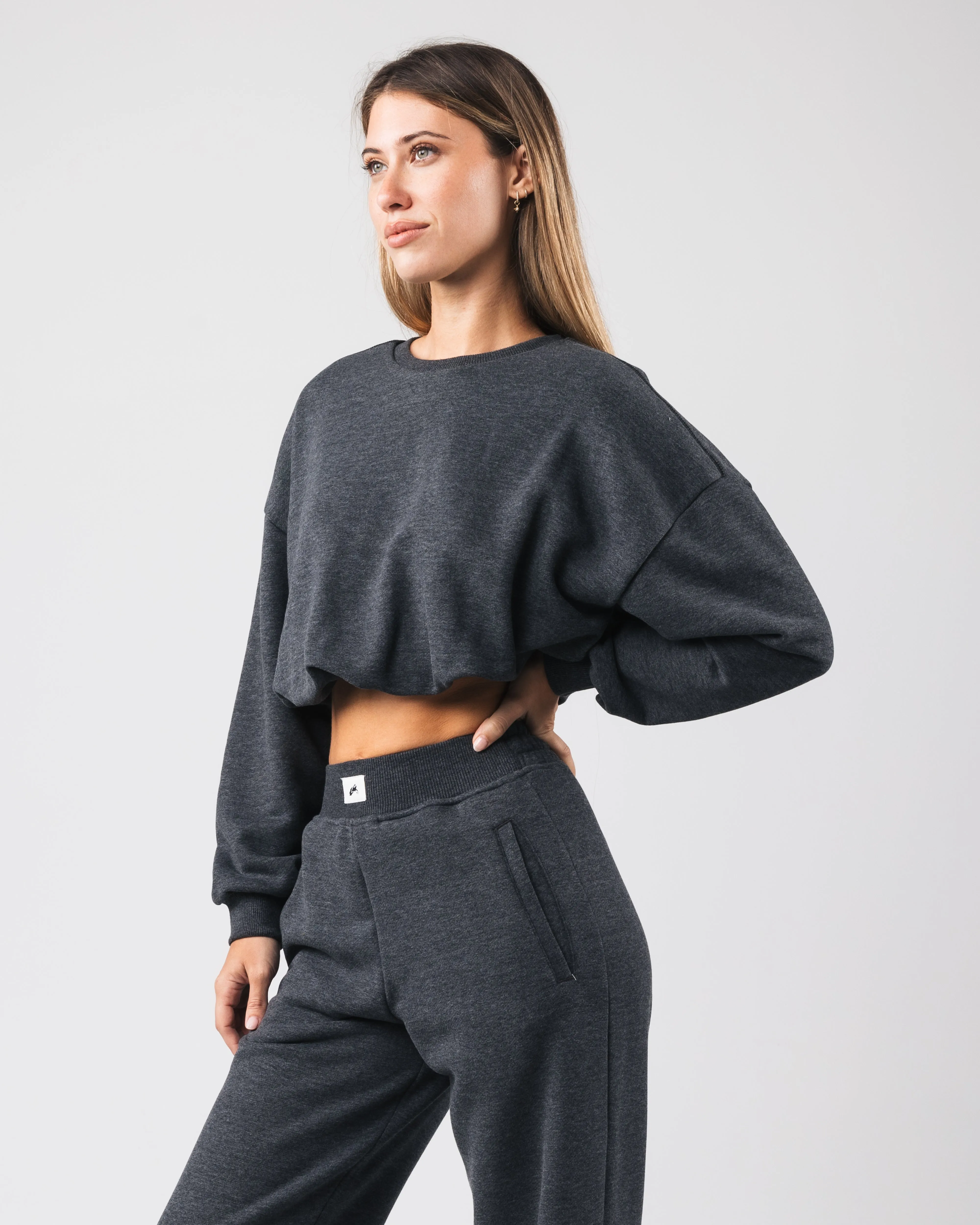 Bubble Crew - Heather Black sold by Alphalete product image thumbnail 3