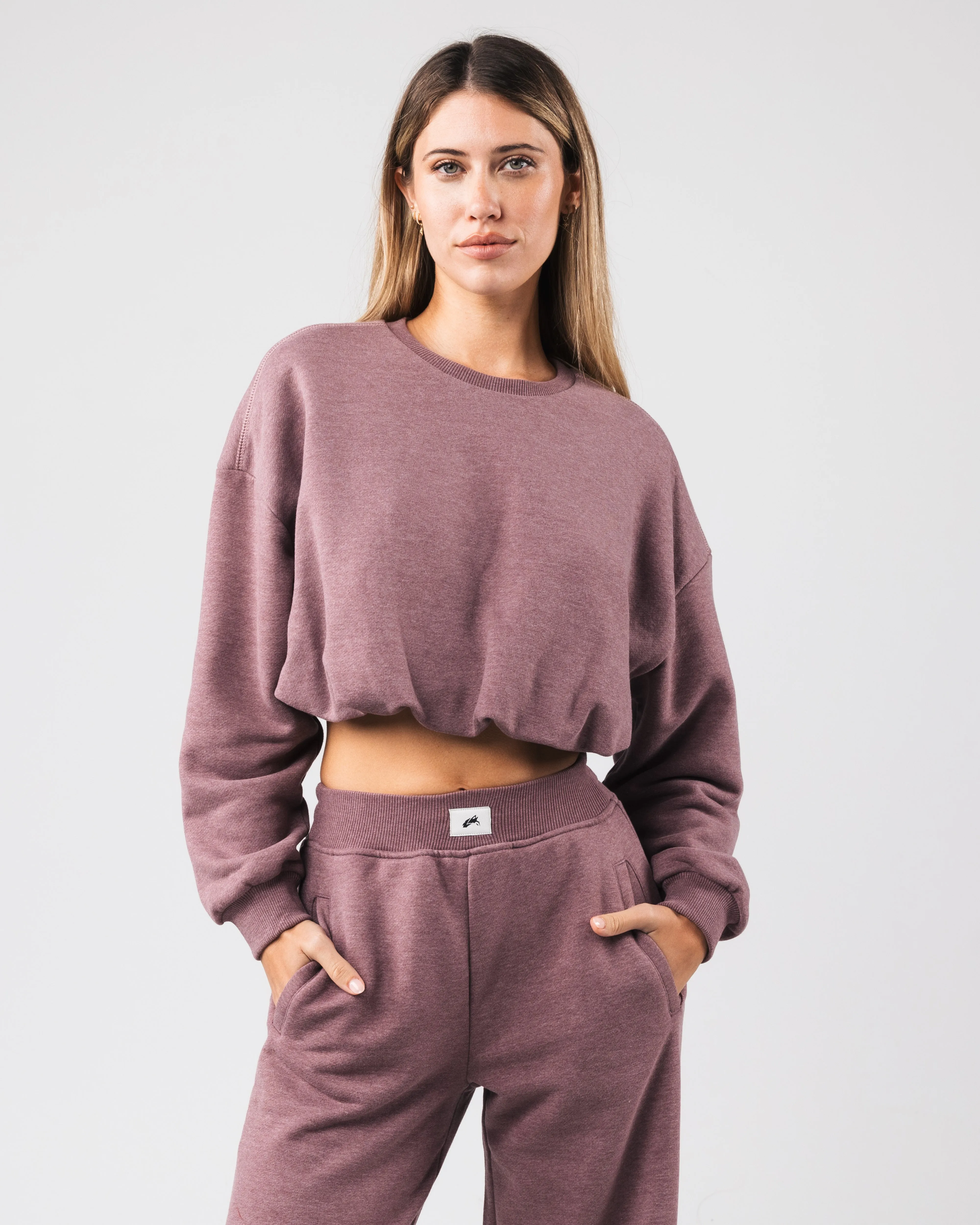 Bubble Crew - Heather Sugar sold by Alphalete