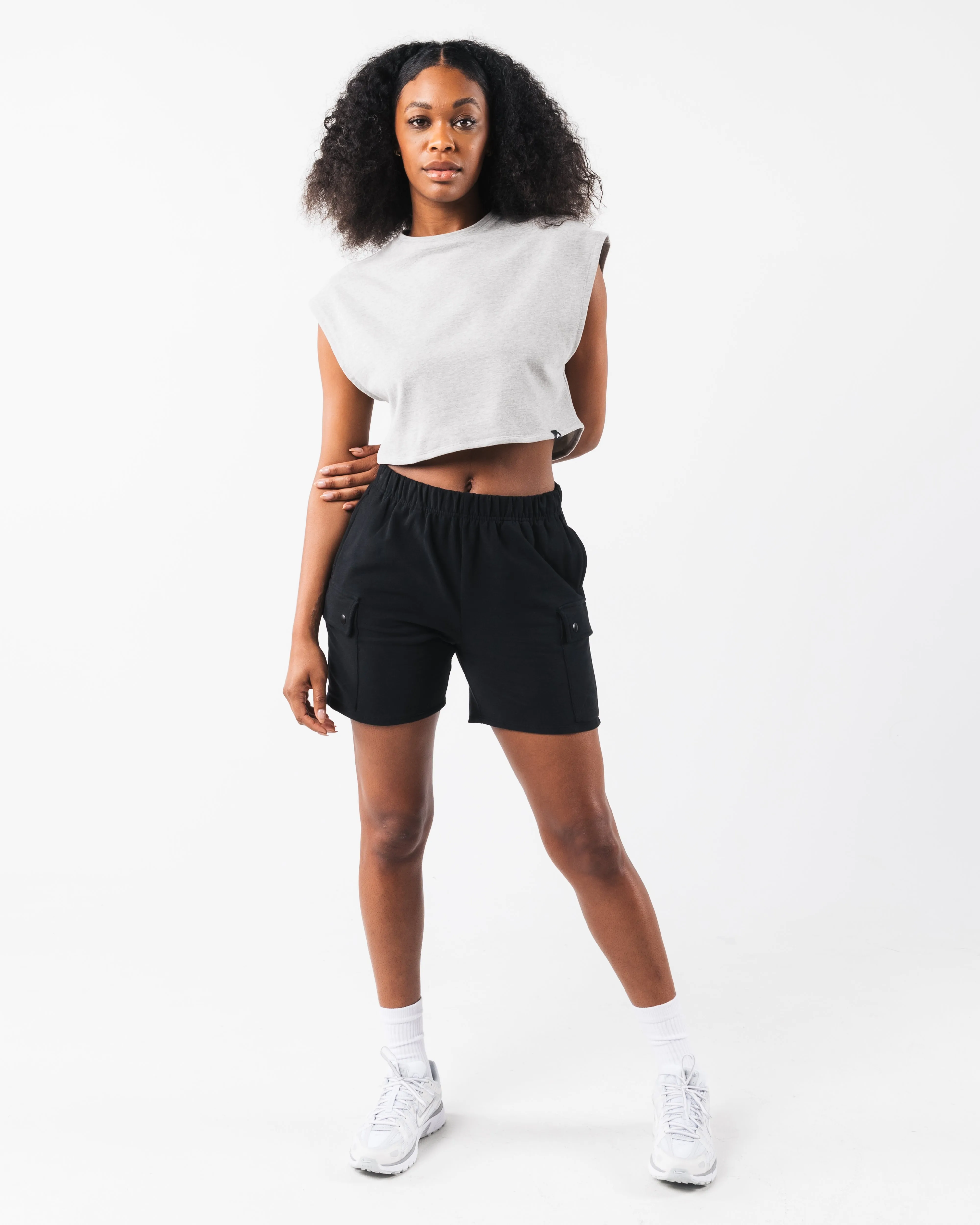 Boxer Tee - Heather Cloud sold by Alphalete product image thumbnail 2