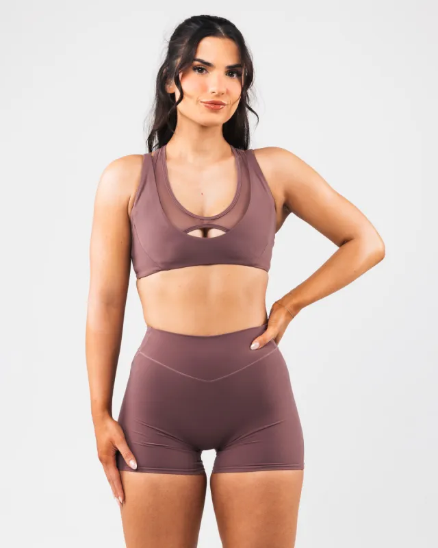 Mia Mesh Bra - Sugar sold by Alphalete